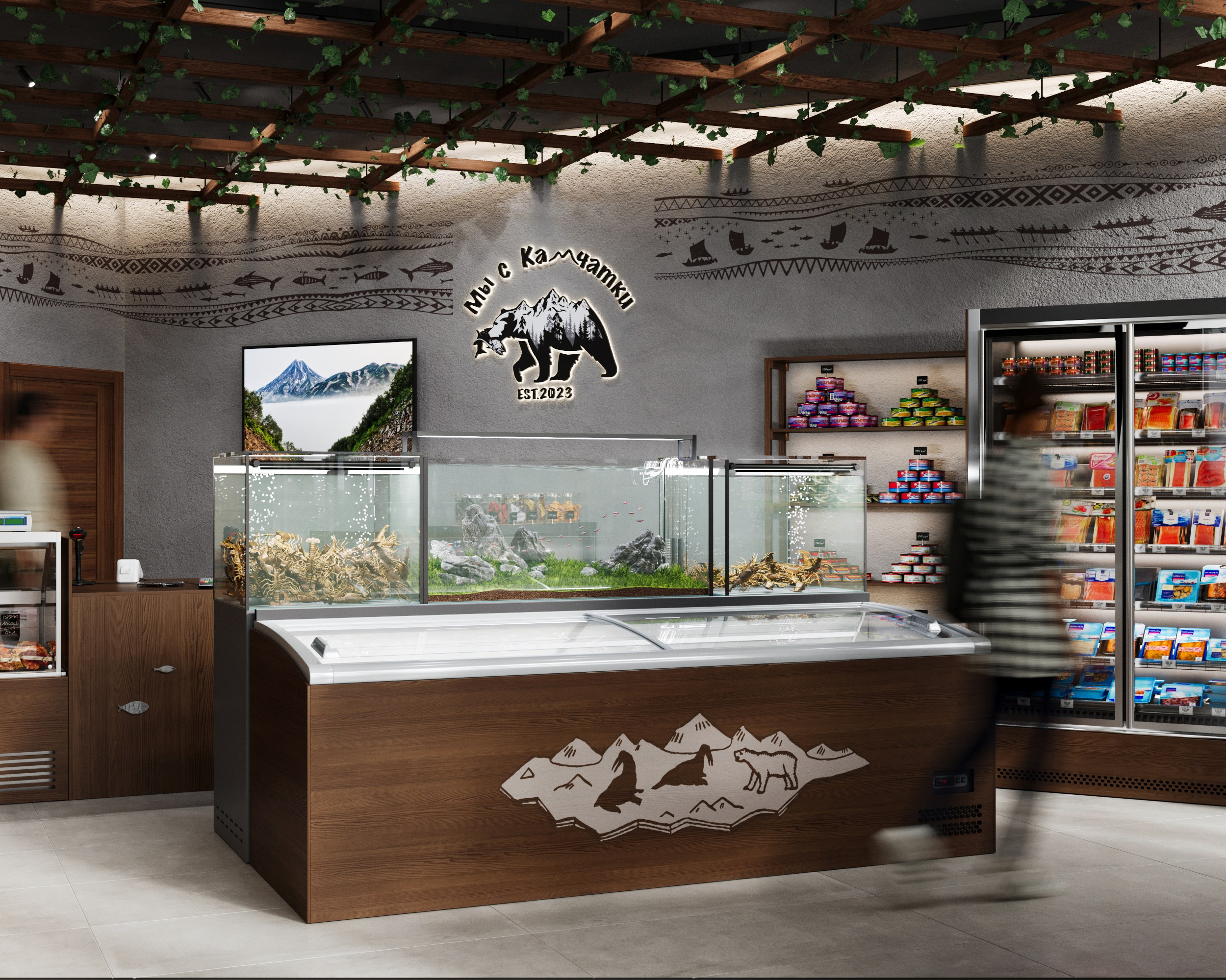 Магазин морепродуктов «Мы с камчатки». 3D визуализатор в Москве Сердюк Владислав