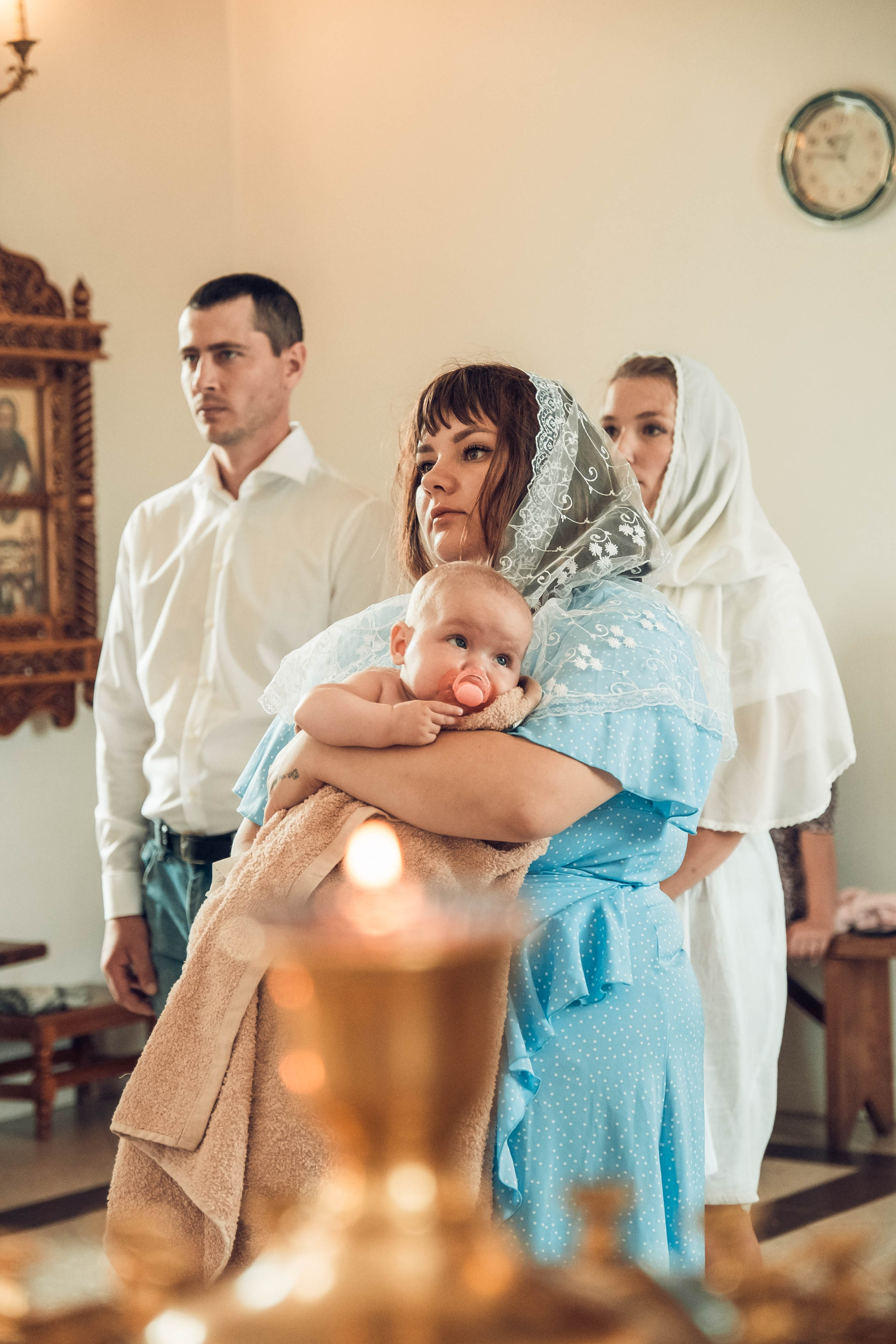 Крещение Ксении. Семейная фото и видеосъёмка. Брянск