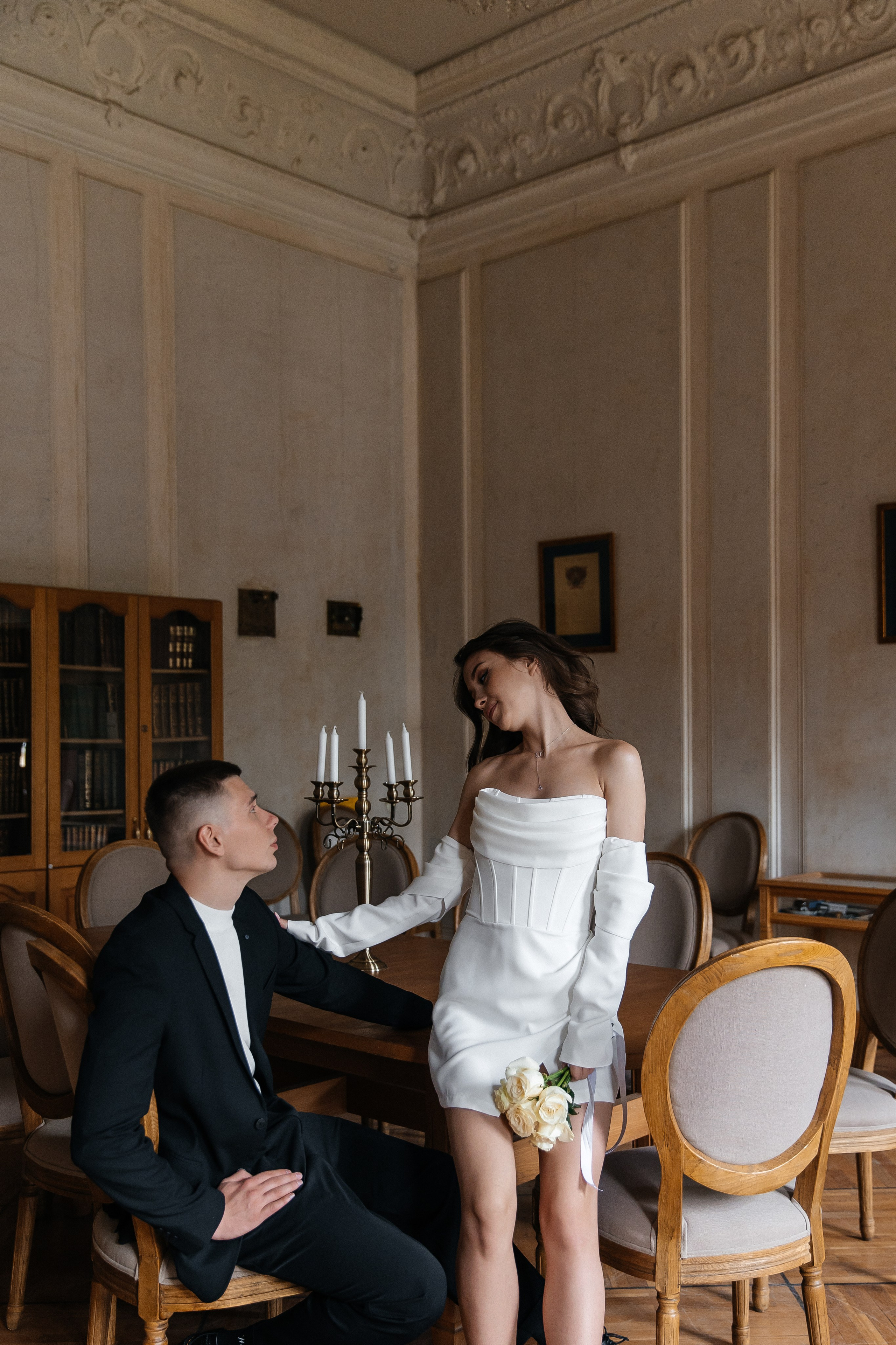 Даниил и Анастасия. Свадебная фотосессия в Библиотеке-читальне им. А. С. Пушкина. Фотограф и видеограф Анна Домашенко