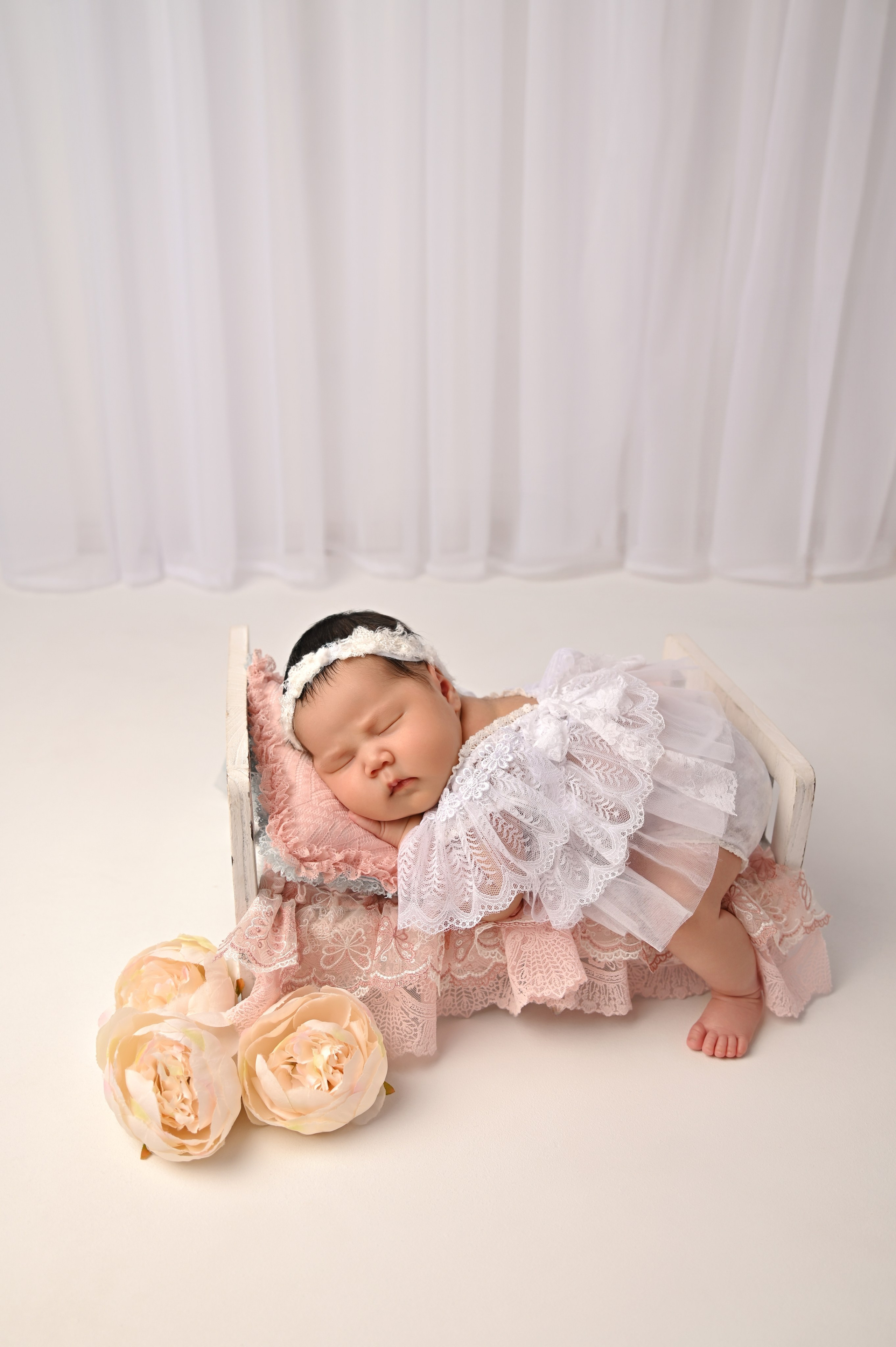 Мариям 17 дней. Фотограф Новорожденных и семейный Элла Огай г. Сатпаев