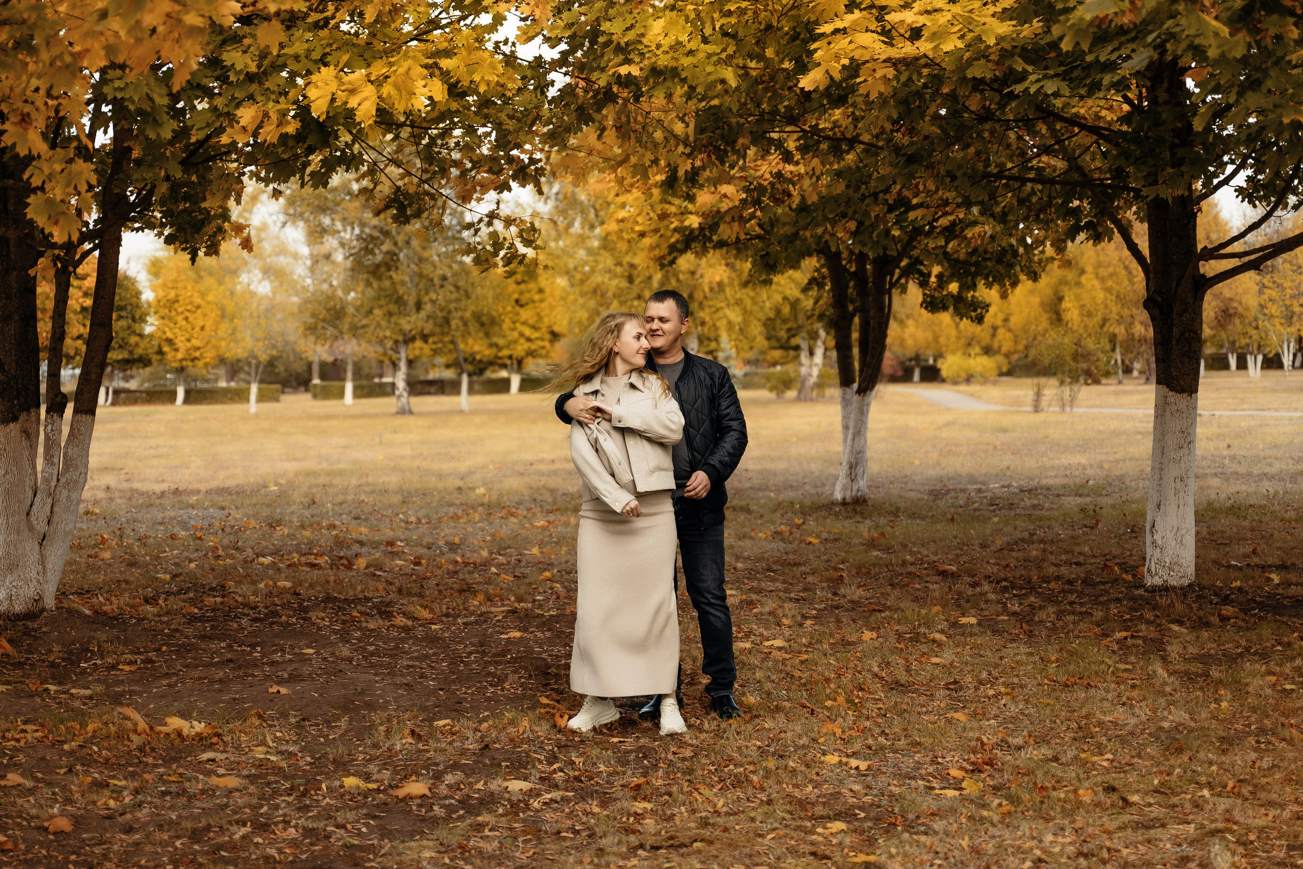 Осенняя фотосессия в стиле Love Story. Семейный фотограф в Белгороде Амелина Алина