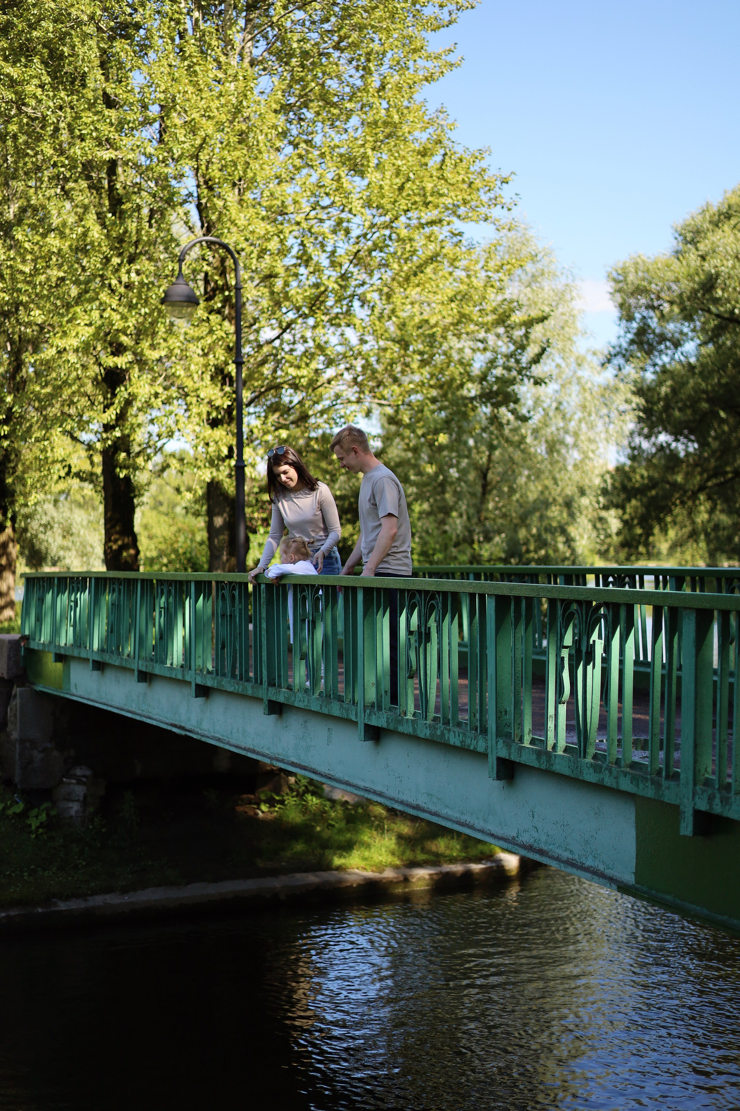 Семья Бирюковых на прогулке. Фотограф Санкт-Петербург