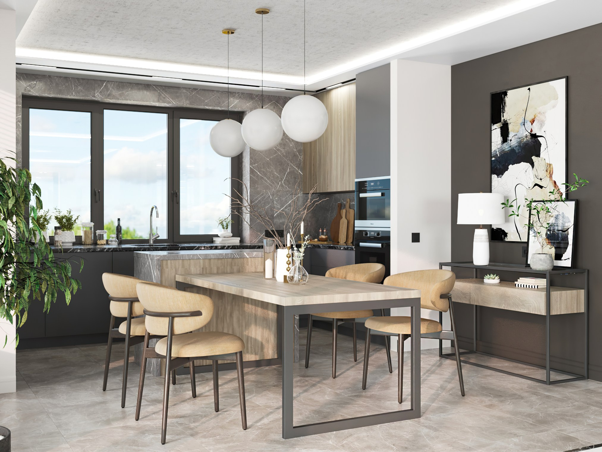 Услуги 3D визуализации интерьеров с опытом 7 лет. Быстрые сроки - получите первые черновики уже через 2 дня. Четкие цены под разный бюджет. 3D-визуализация интерьеров и мебели | Larionova.vis — для студий и дизайнеров