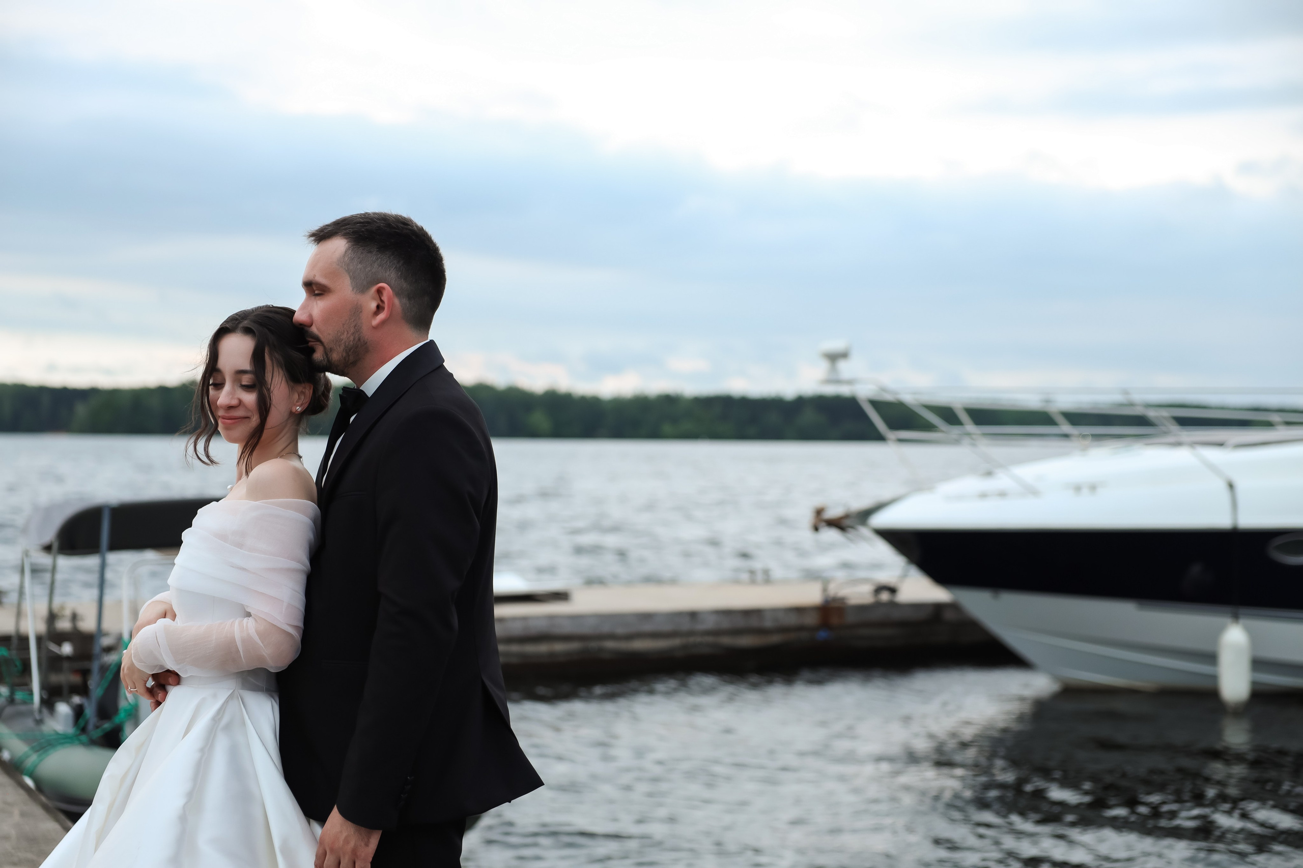 Денис и Кристина | Яхт клуб Родина. Свадебный фотограф Москва