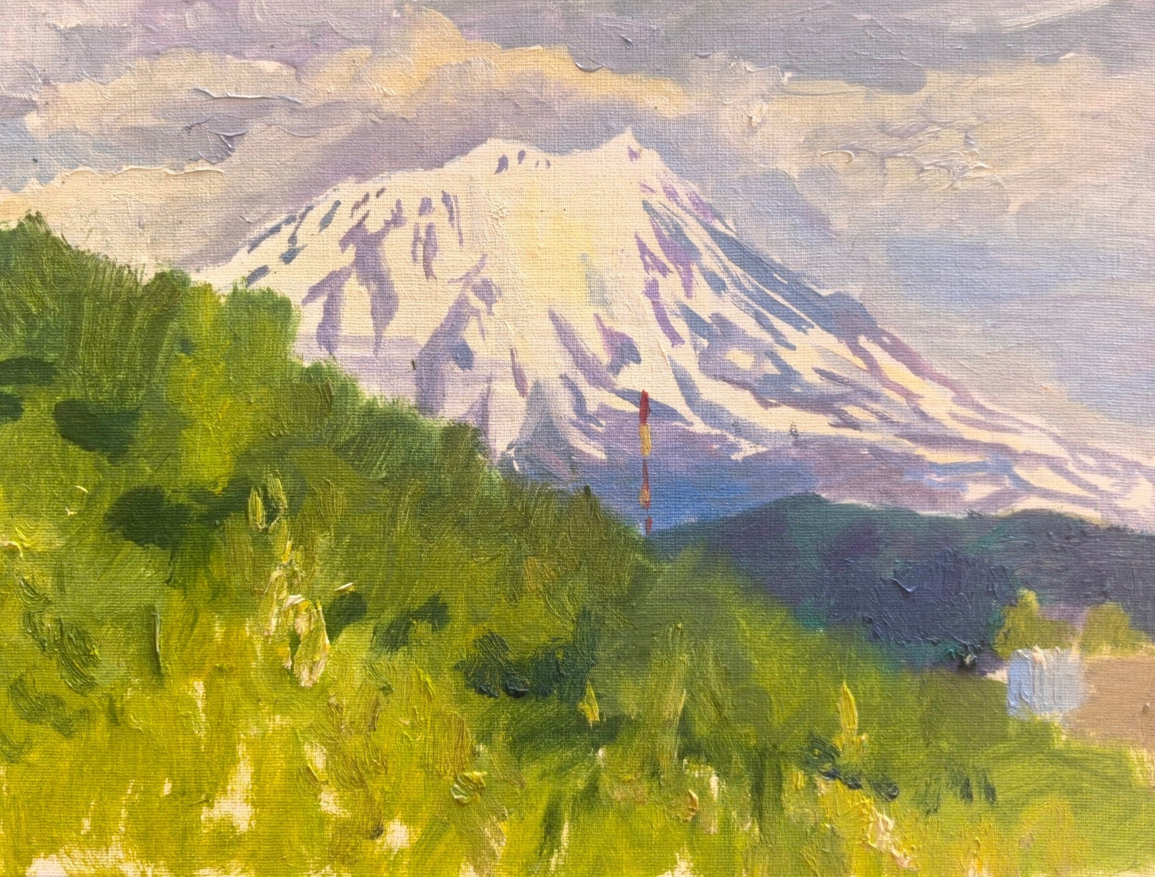 Вулкан Козельский в разное время, А5. Художник и гид по Камчатке Евгений Чайкин