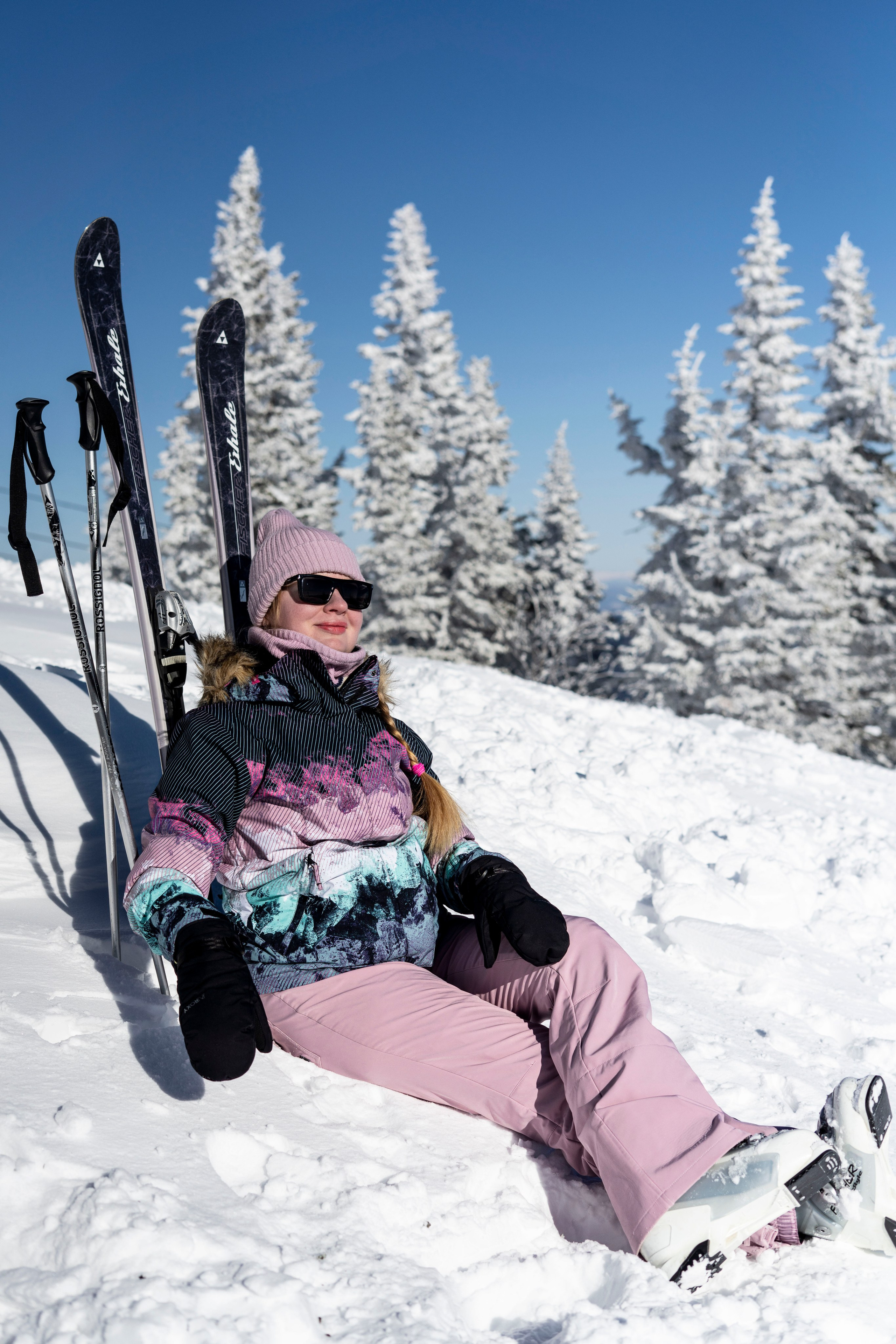 Фотосессия на вершине. Анастасия Паршукова — фотограф Шерегеш Новосибирск