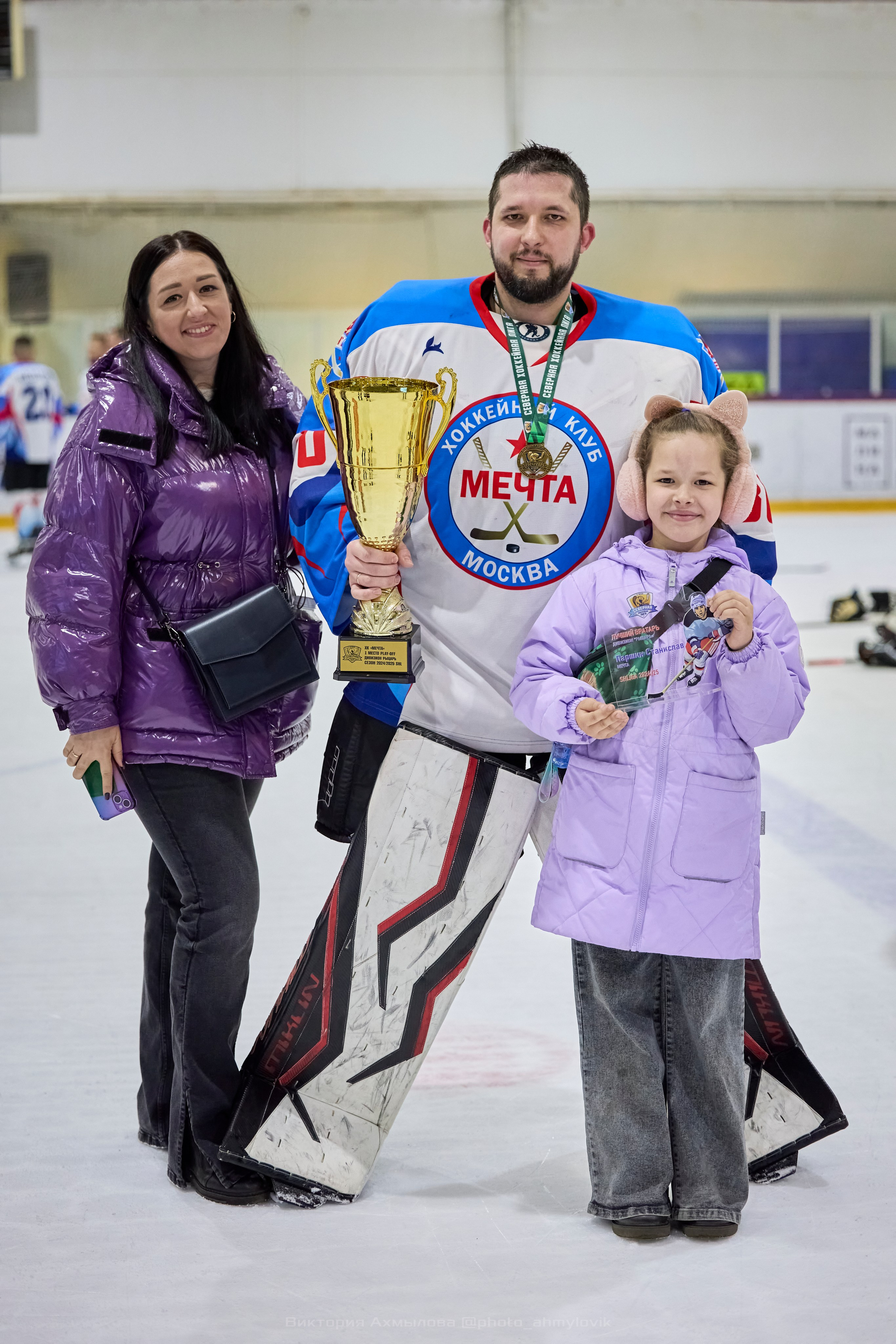 27.04.2025 Северная хоккейная лига. Финал Play-off дивизион Рыцарь. Виктория Ахмылова. Фотограф в Москве