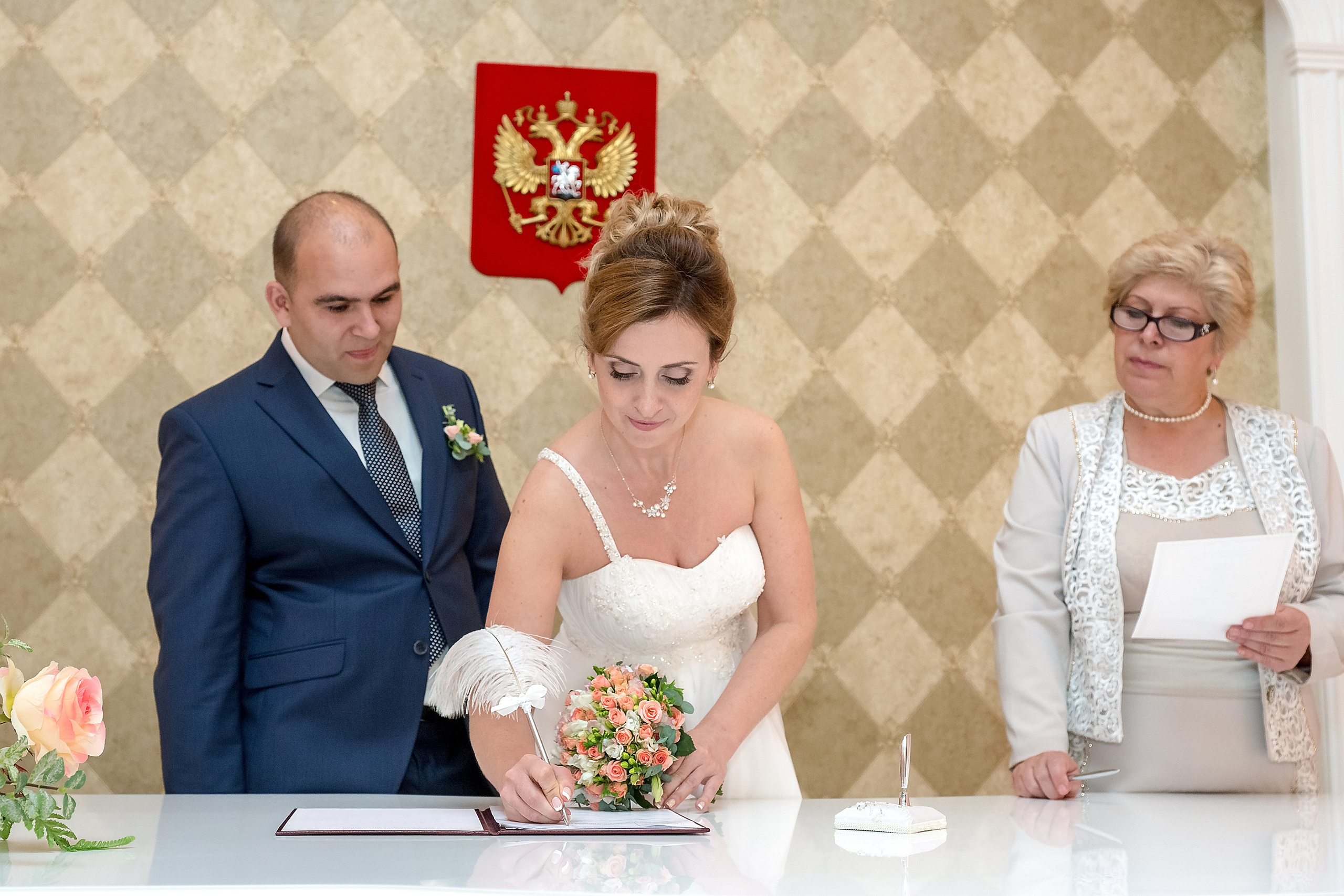 свадебные фото, загс