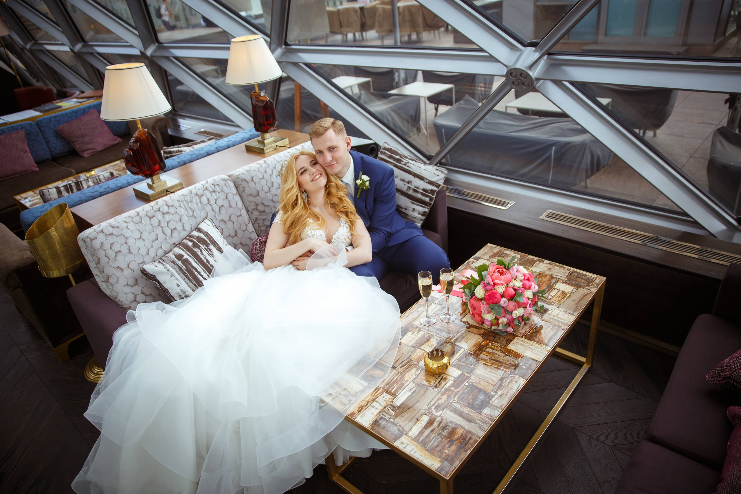 Свадебная фотосессия в Ritz-Carlton