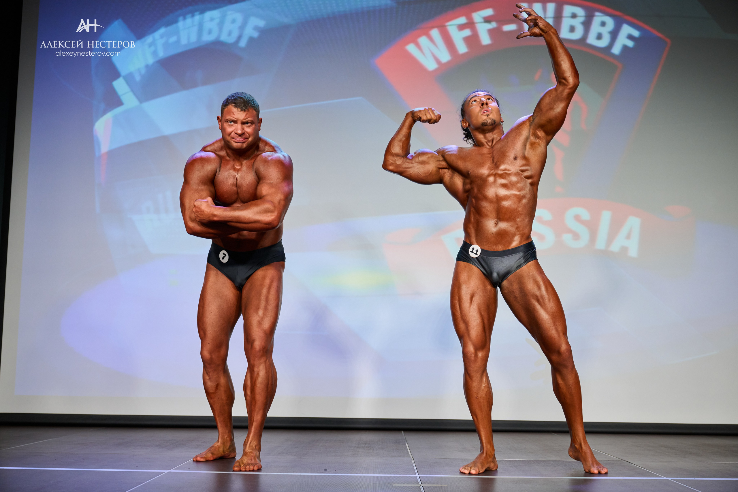 Фото с турнира «Прометей 2, WFF-WBBF Russia» 26 октября 2025. Спортивный фитнес фотограф Алексей Нестеров