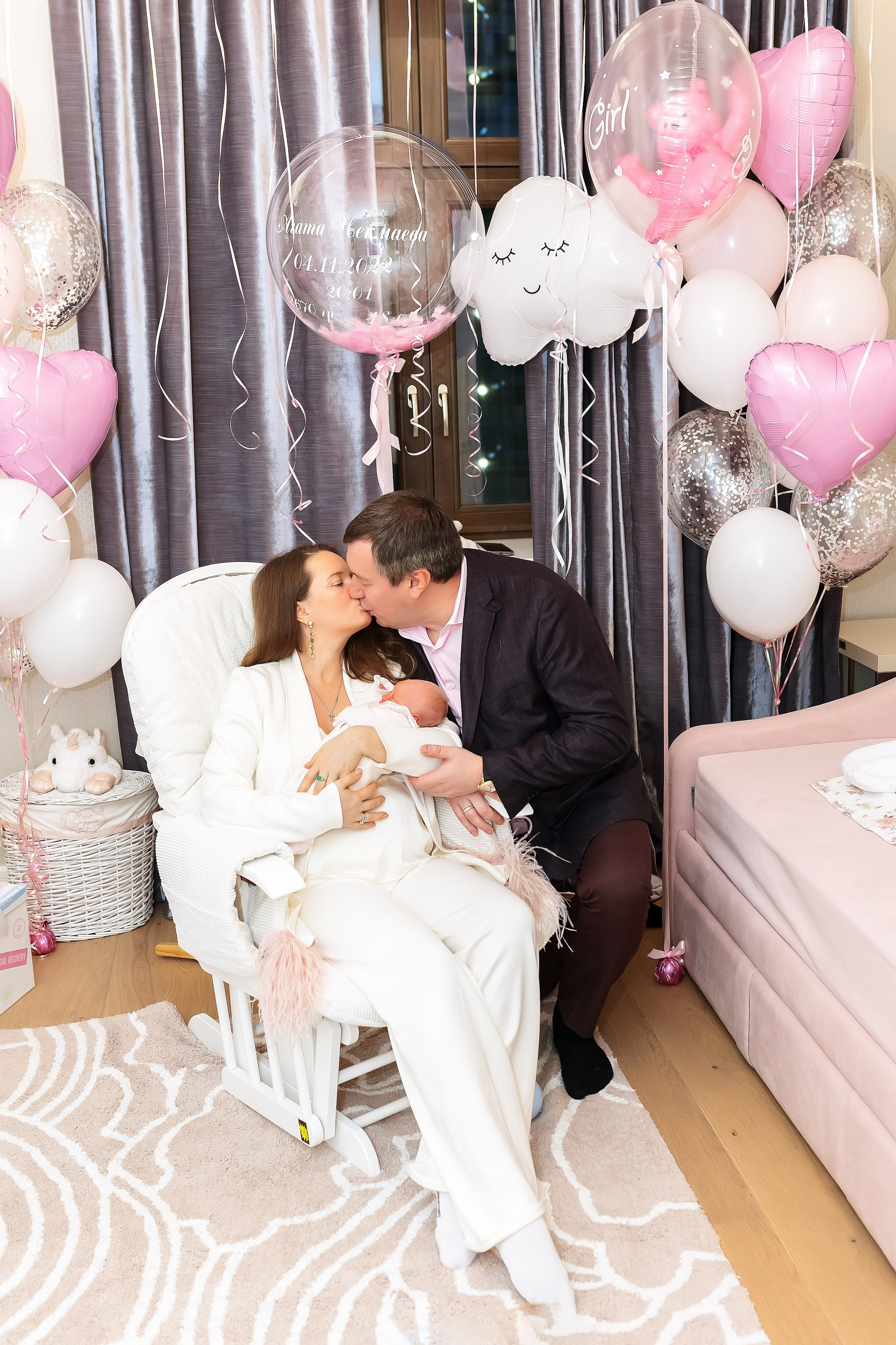 Выписка из роддома. Фотограф г. Москва Олеся Пантелеева