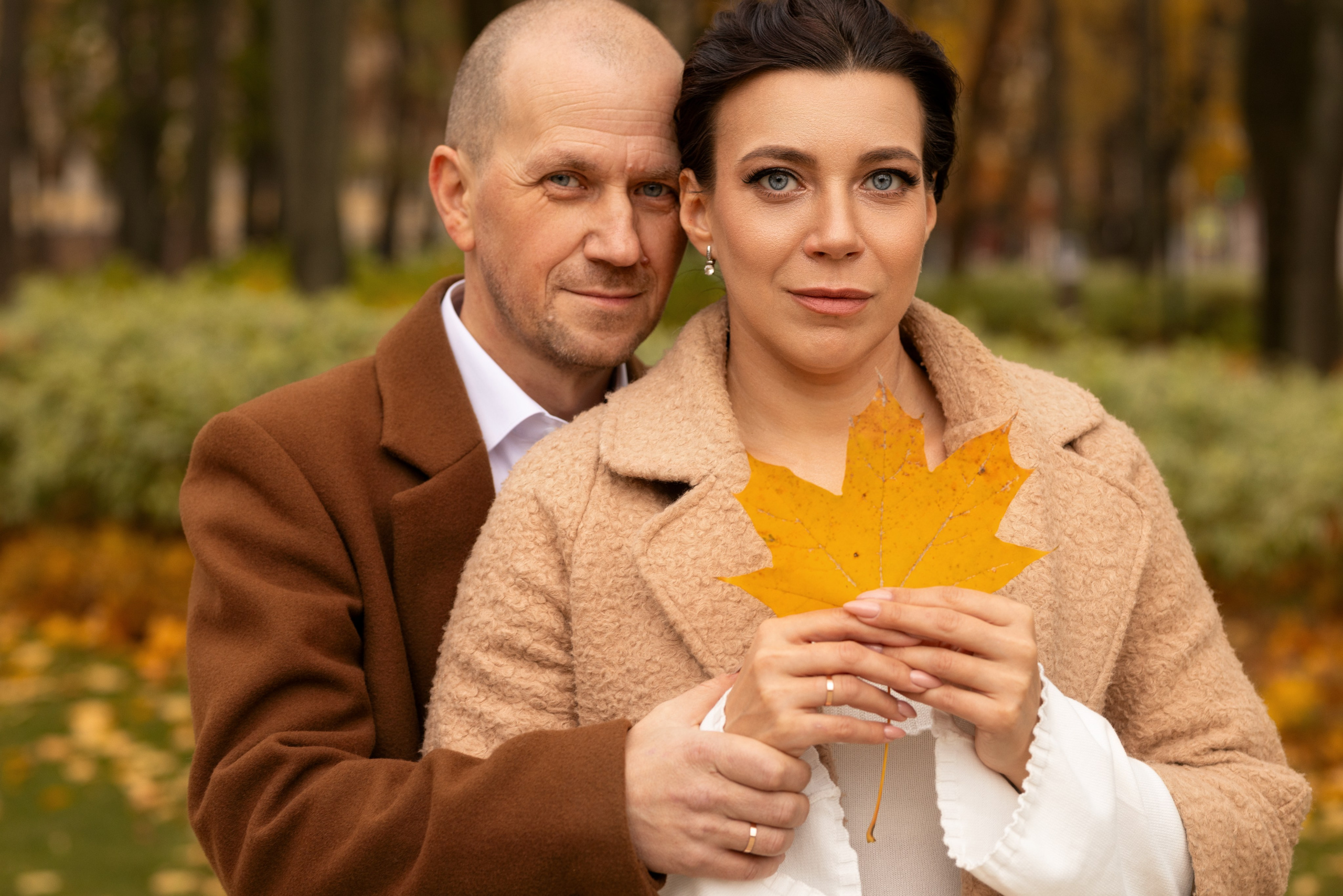 Алексей и Евгения. Свадебная прогулка в позднем октябре. Дмитрий Шульгин, портретный фотограф в Воронеже