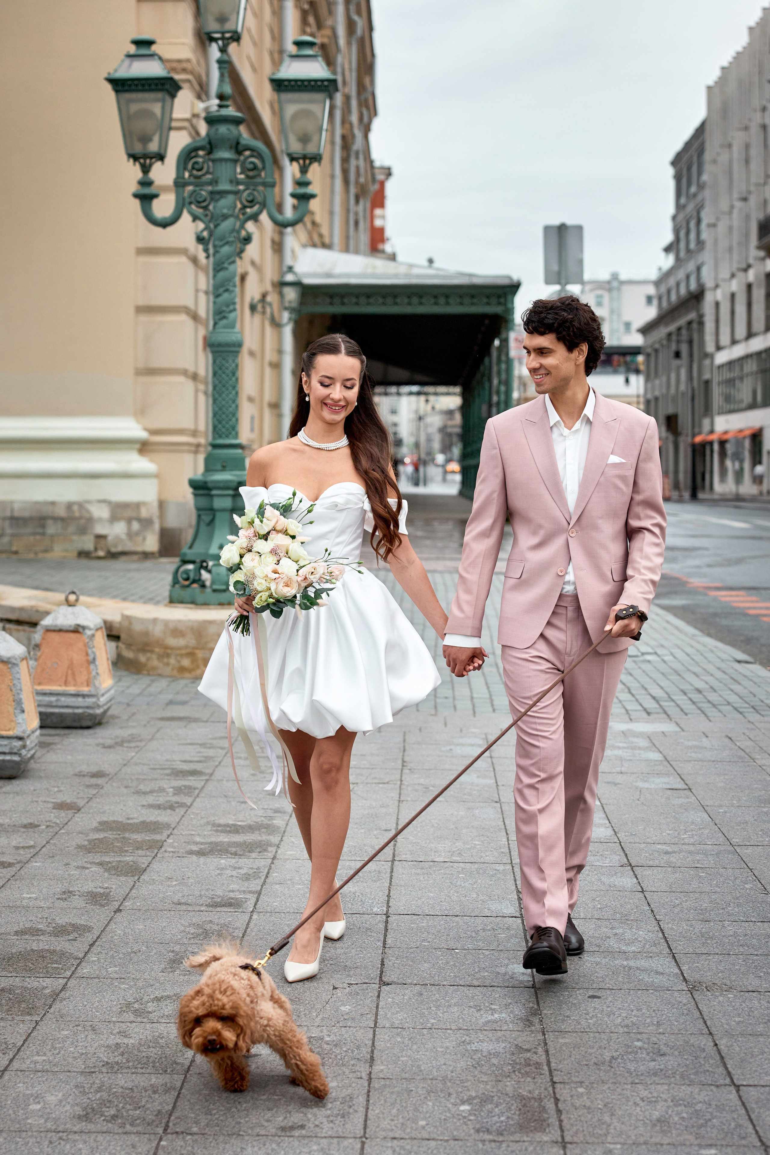 Свадебная прогулка в центре Москвы