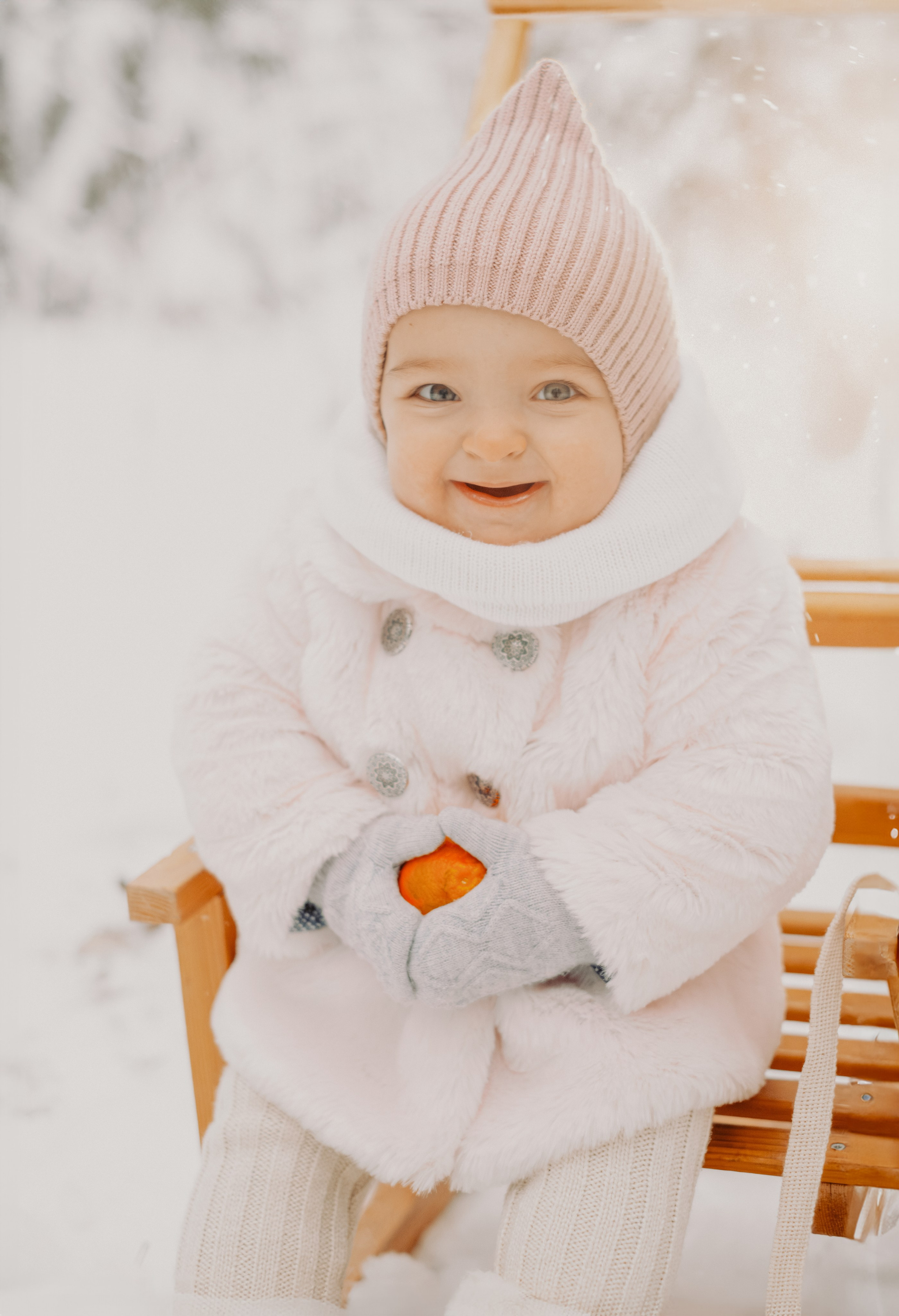 Зимняя история Яны, Леши, Мии и Фанты. Семейный и детский фотограф в Санкт-Петербурге