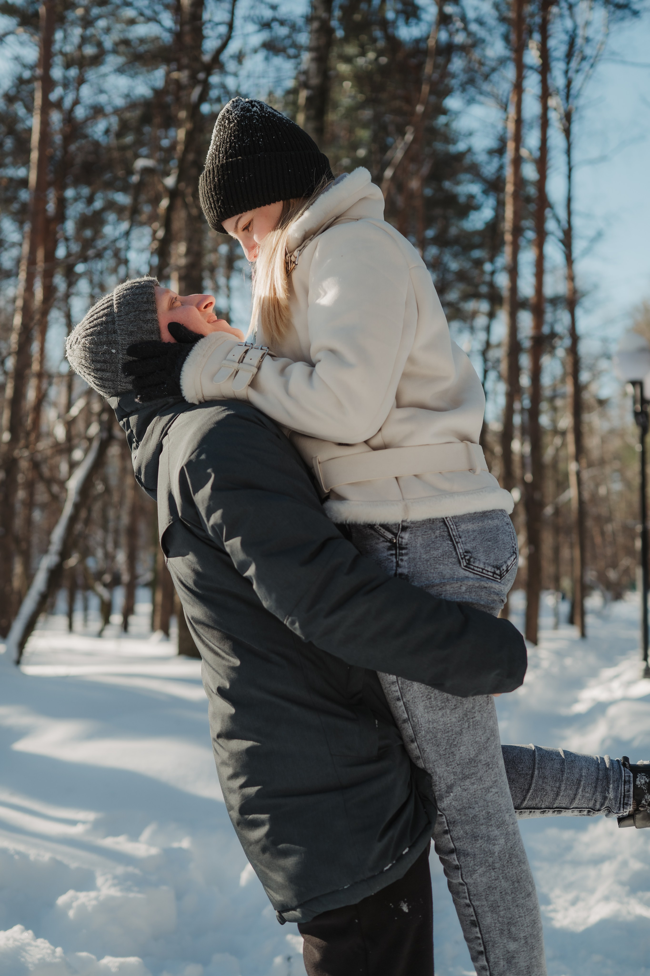 Зимняя LOVE STORY Вики, Артёма и Булочки. Семейный Фотограф в Москве Ирина Хохлова