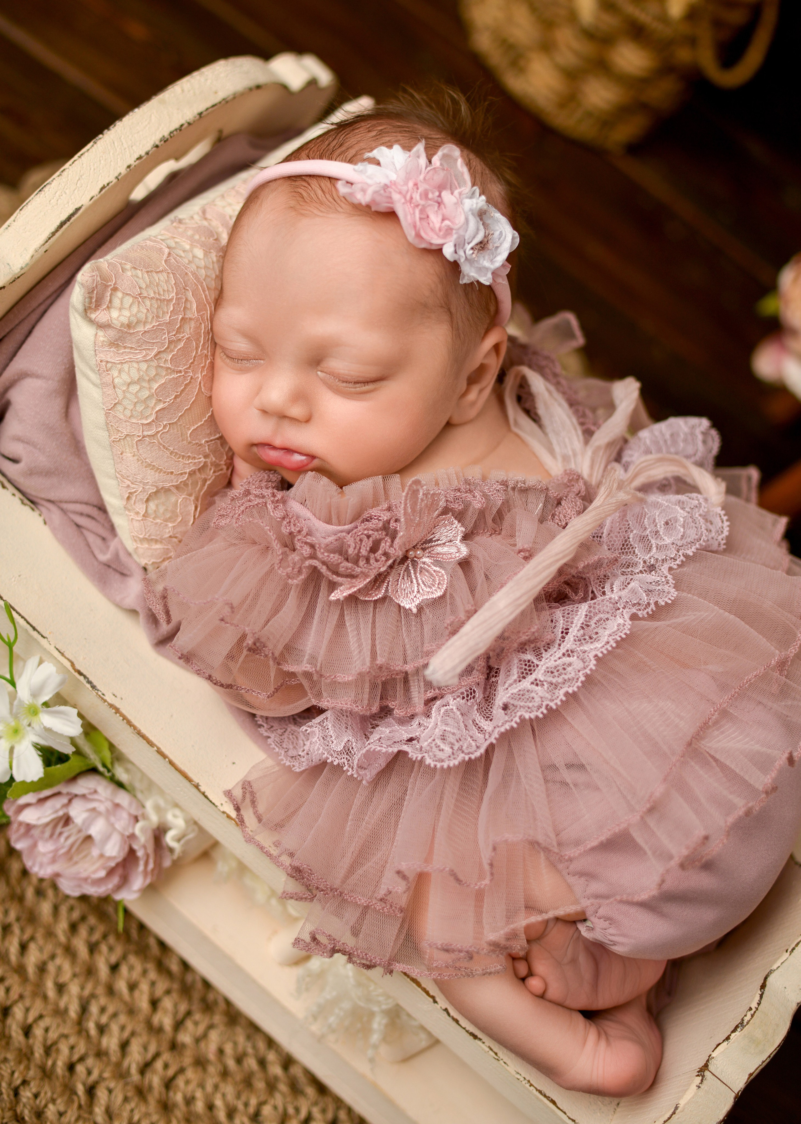 Фотосессия новорожденного в Краснодаре. Фотограф новорожденных Краснодар Малышенко Надежда