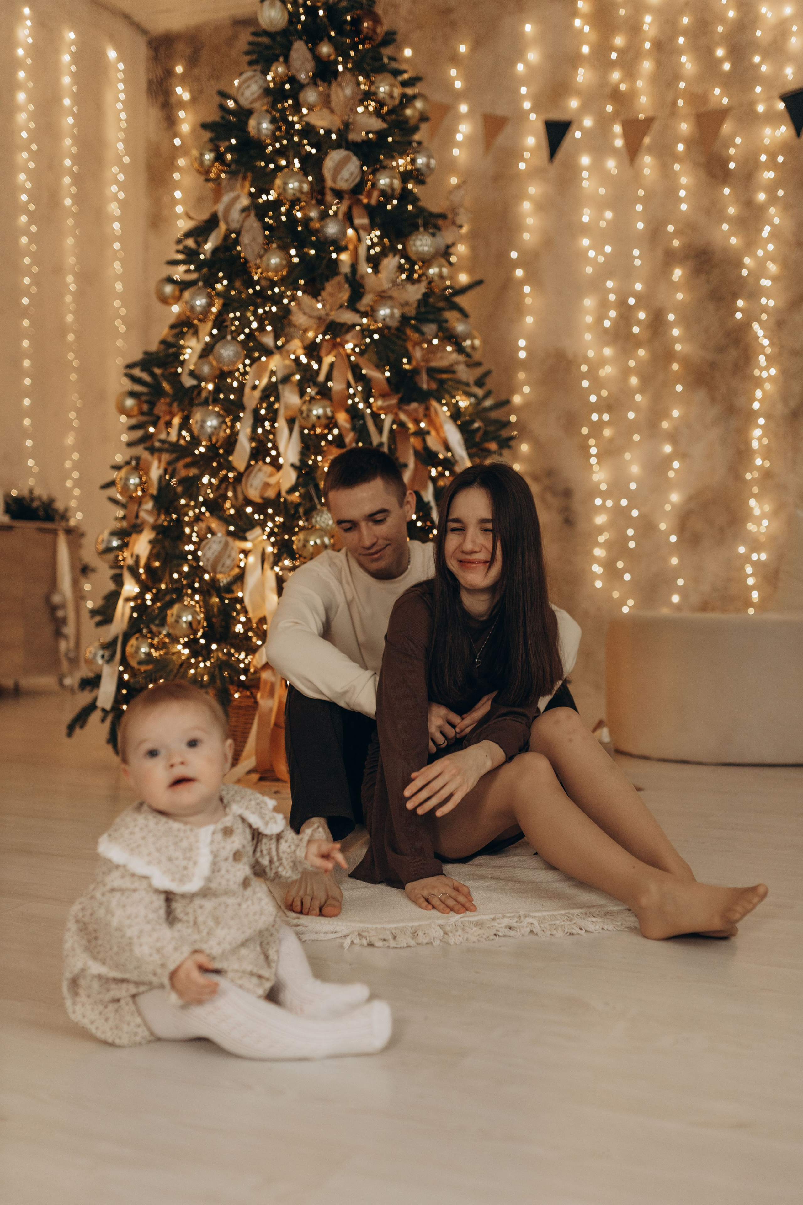 Новогодняя история Дмитрия, Полины и Анюты. Фотограф в Ставрополе Svetlana Matveeva