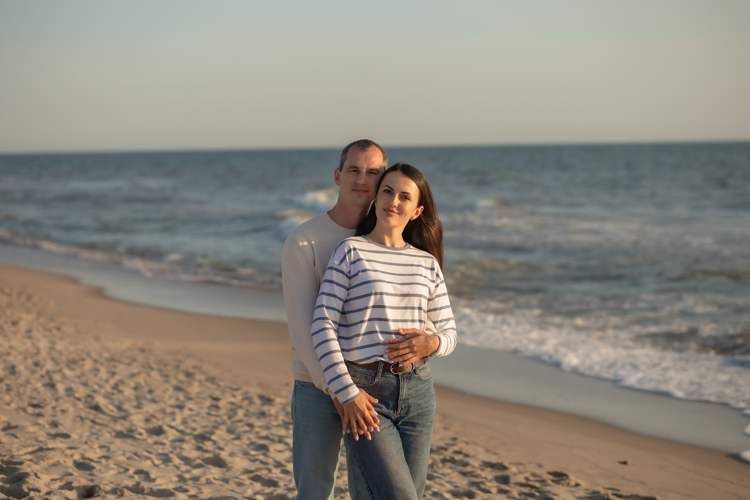 Павел и Татьяна. Закат в Янтарном. Фотограф в Калининграде Решетникова Алина