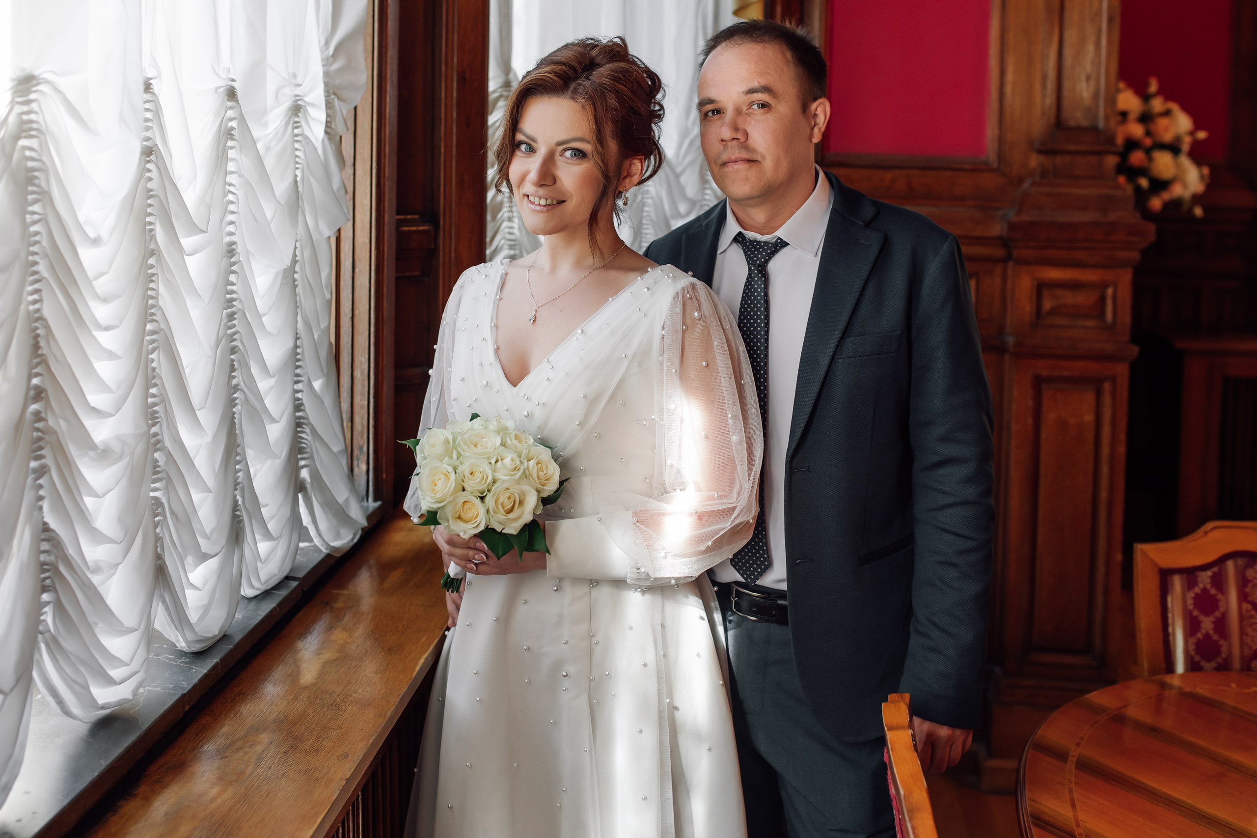 Татьяна и Роман. Регистрация брака во Дворце бракосочения № 2 и прогулка. Свадебный и семейный фотограф в Санкт-Петербурге и Сестрорецке