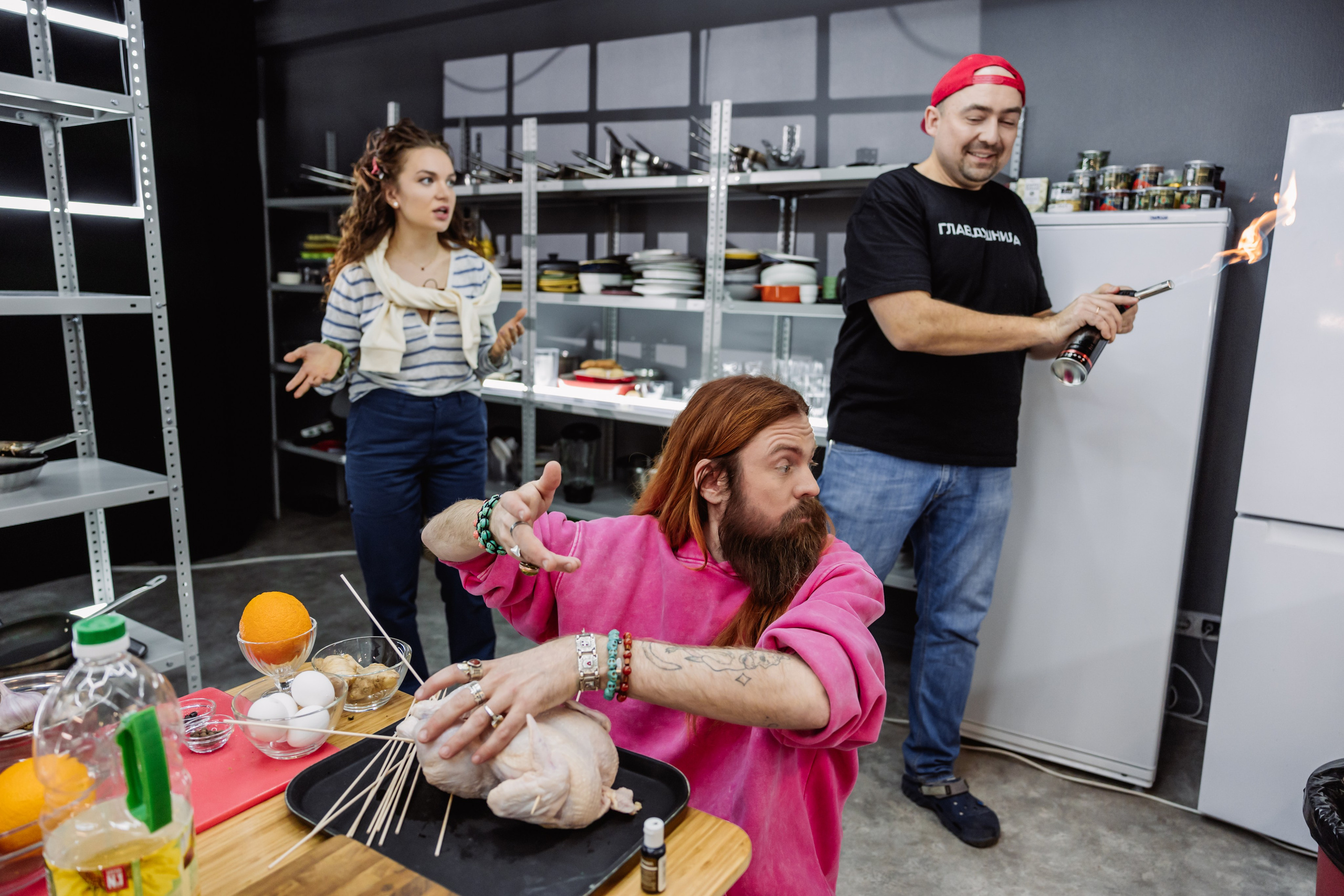 «Черная кухня», г. Москва, телеканал «Кухня». ФОТОГРАФ ИРИНА ШАМАТАВА