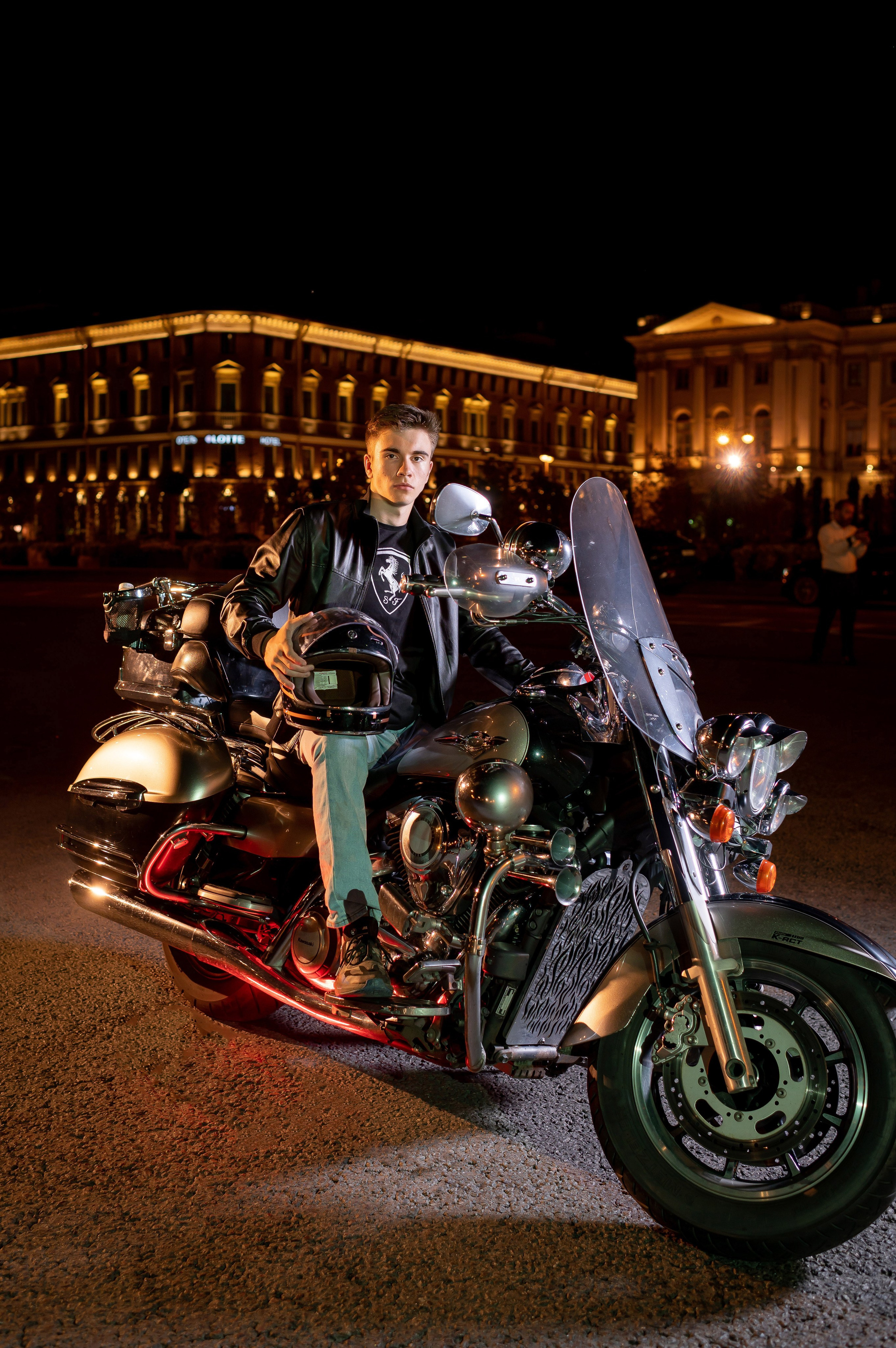 Фотосессия с мотоциклом. Портретный, семейный и свадебный фотограф в Санкт-Петербурге и в Пушкине Ширяев Денис
