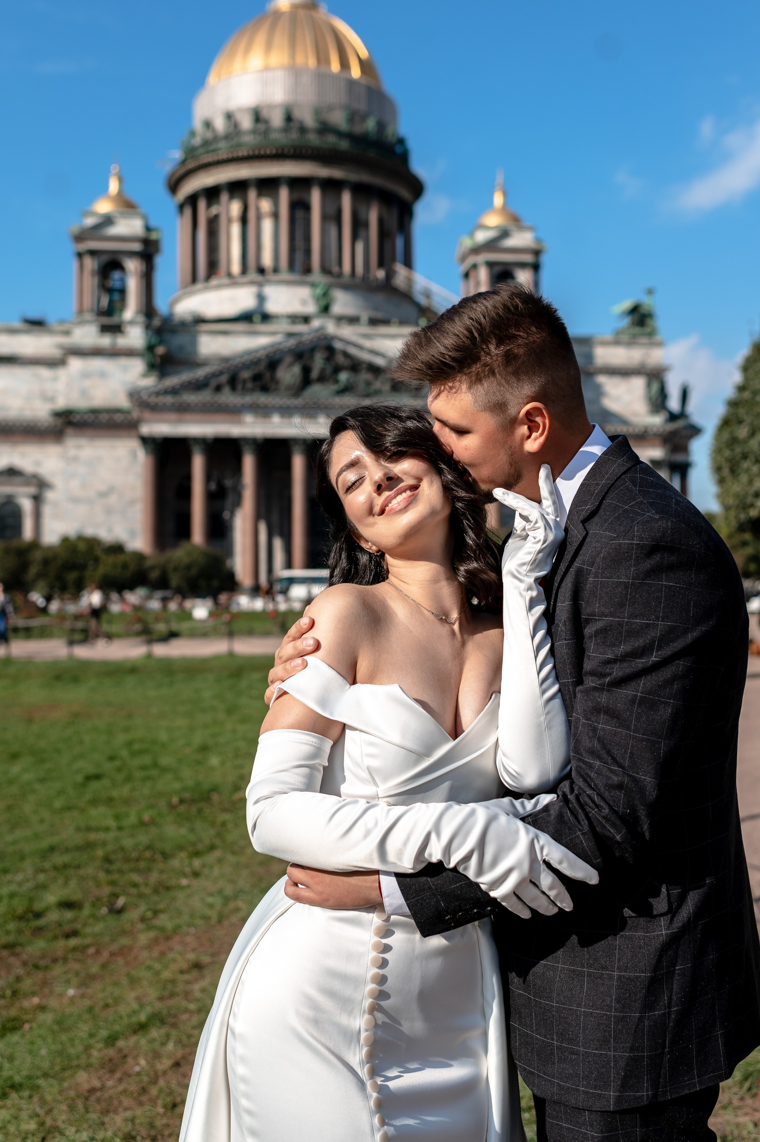 Камерная свадьба в Первом Дворце Бракосочетания №1 на Английской набережной Яны и Евгения. Портретный, семейный и свадебный фотограф в Санкт-Петербурге и в Пушкине Ширяев Денис