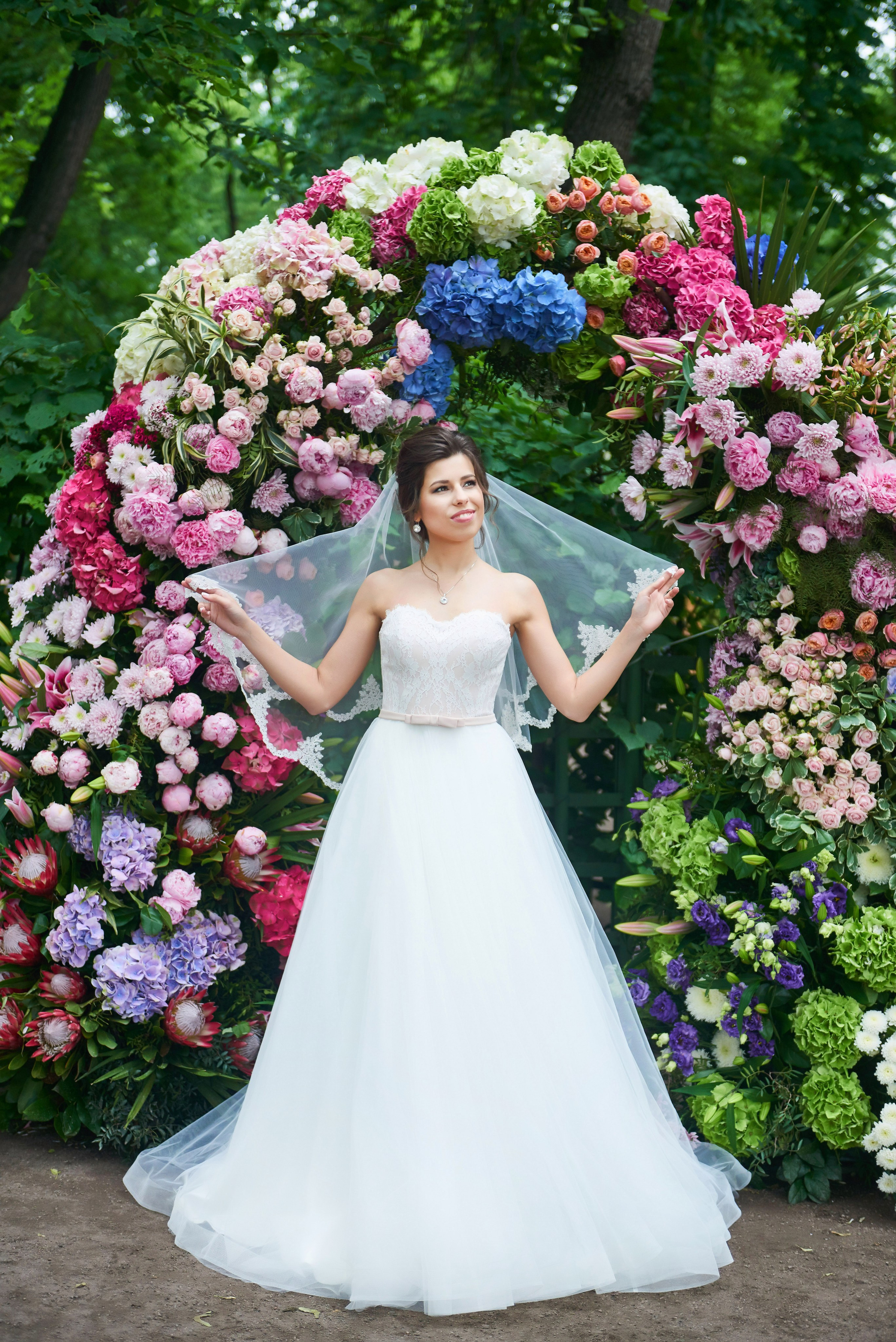 Валерия и Андрей (свадебная фотосессия в Летнем саду). Портретный, семейный и свадебный фотограф в Санкт-Петербурге и в Пушкине Ширяев Денис