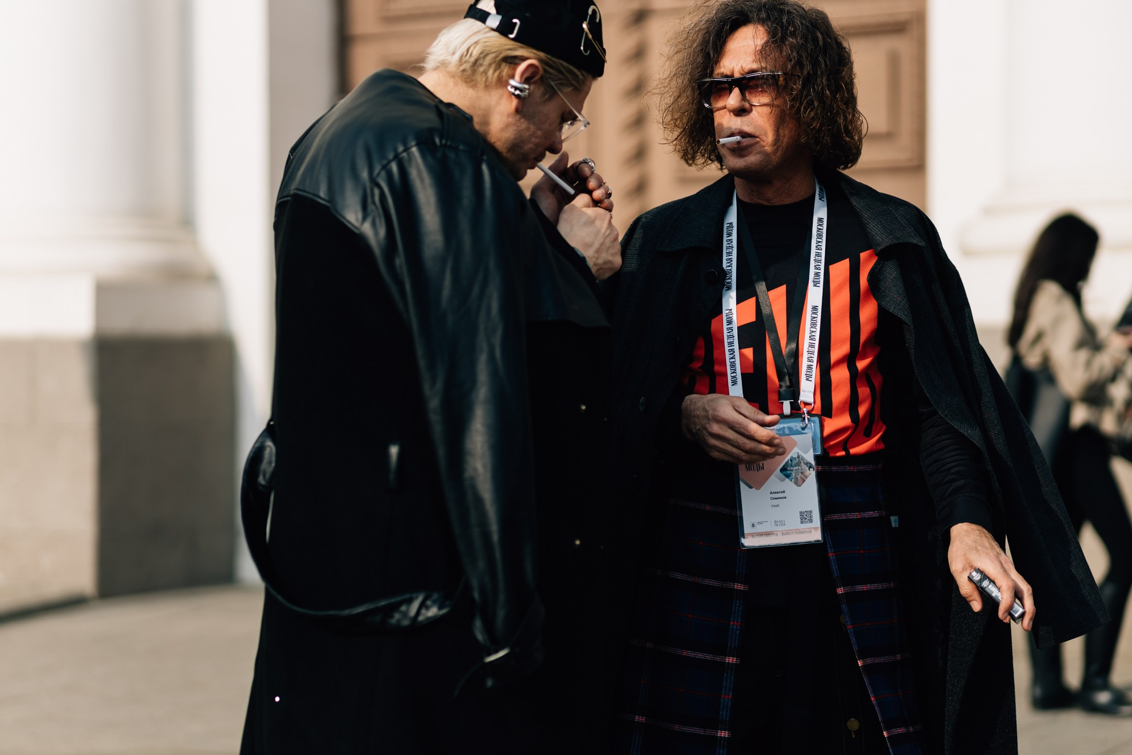 Moscow Fashion Week Streetstyle Day 1. Shami Pezhonov Photography
