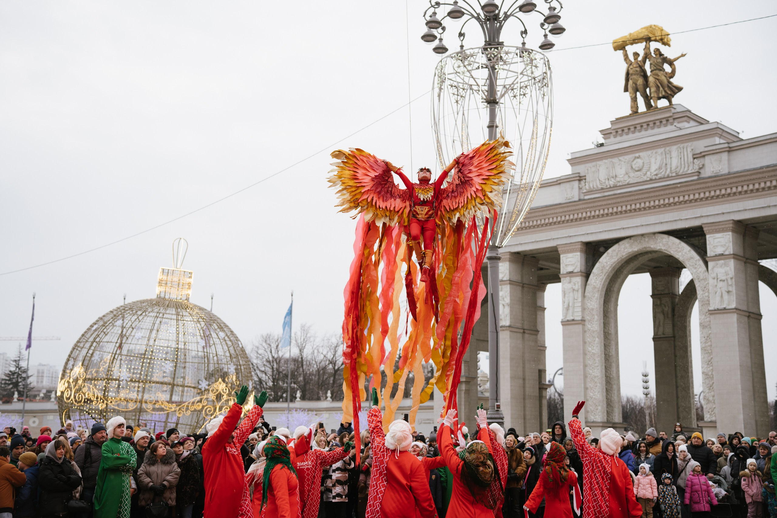 Проект «Зима в Москве» ВДНХ. Фотограф Алекс Висэро