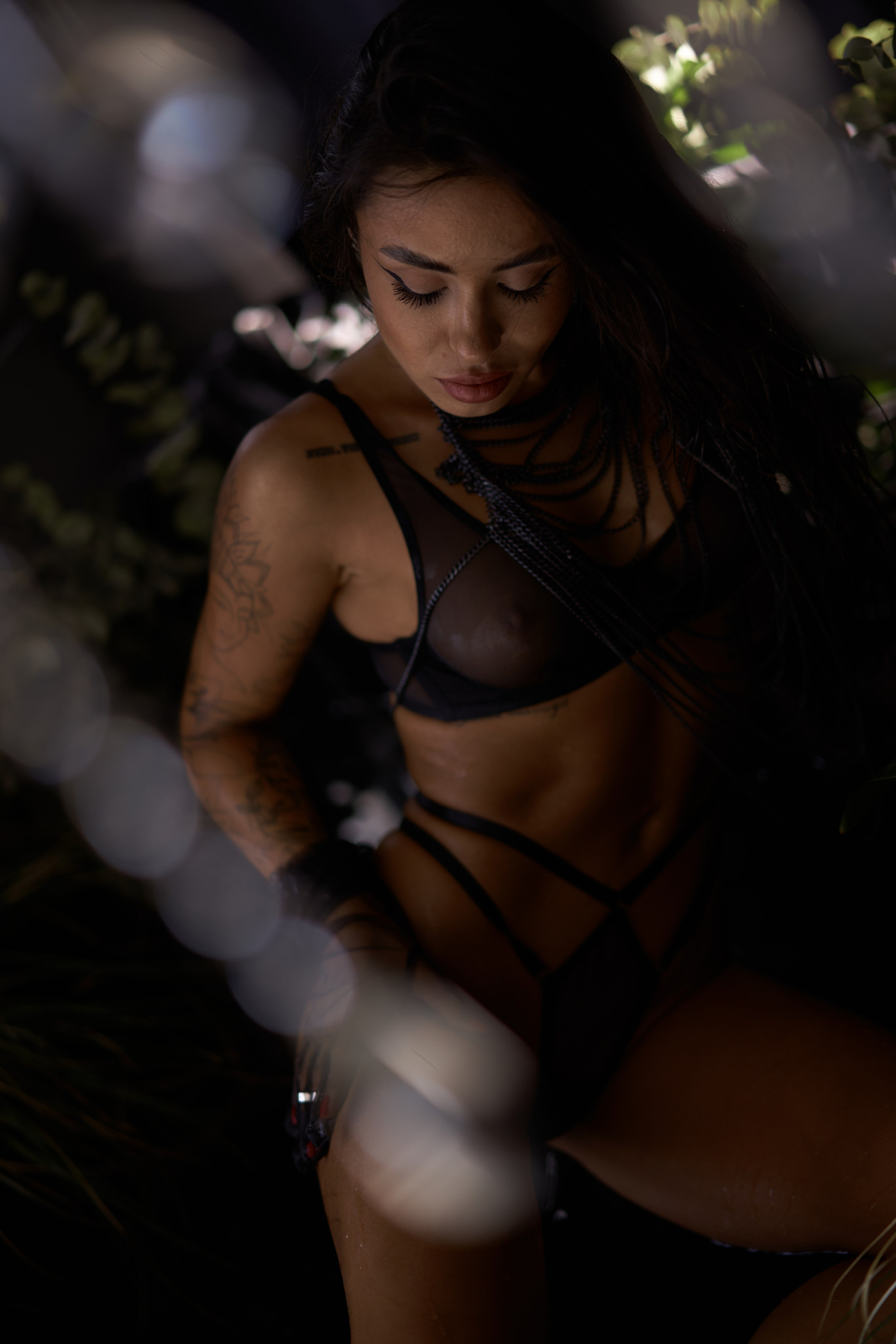 Будуарная фотосессия в студии с водой. Фотограф Екатеринбург Кокшарова Александра