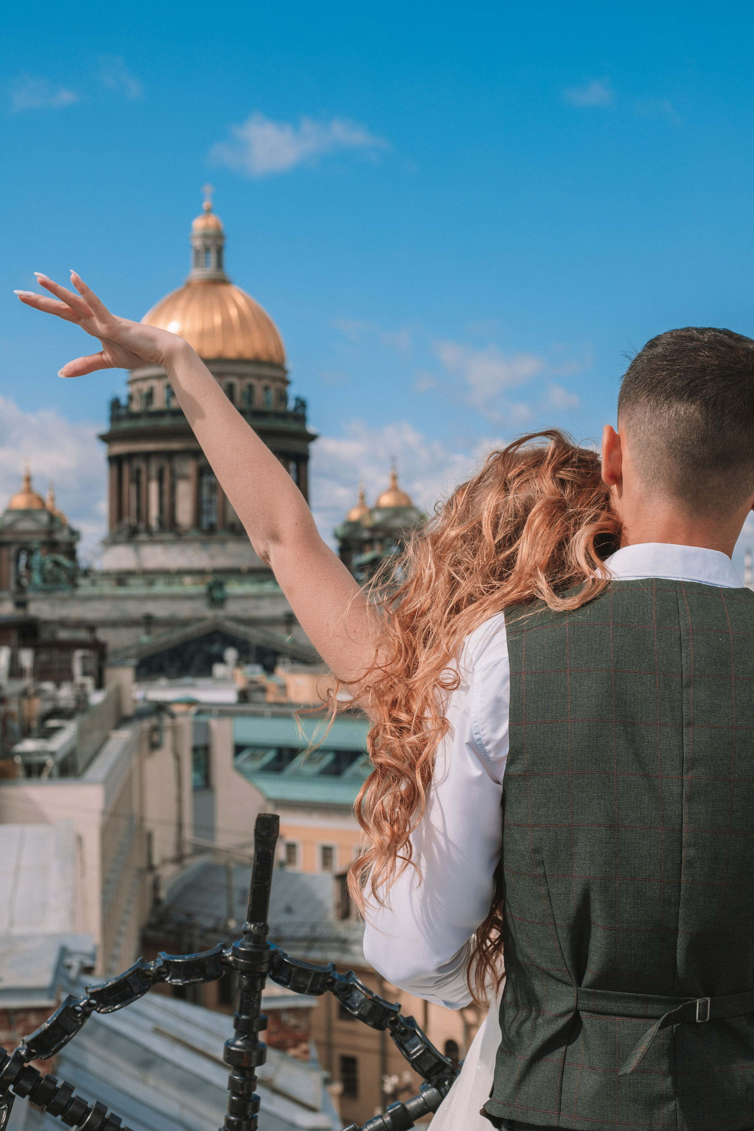 Свадебная фотосессия на крыше — фотограф СПб. Фотограф Олеся Беляева | Санкт-Петербург и Ленобласть