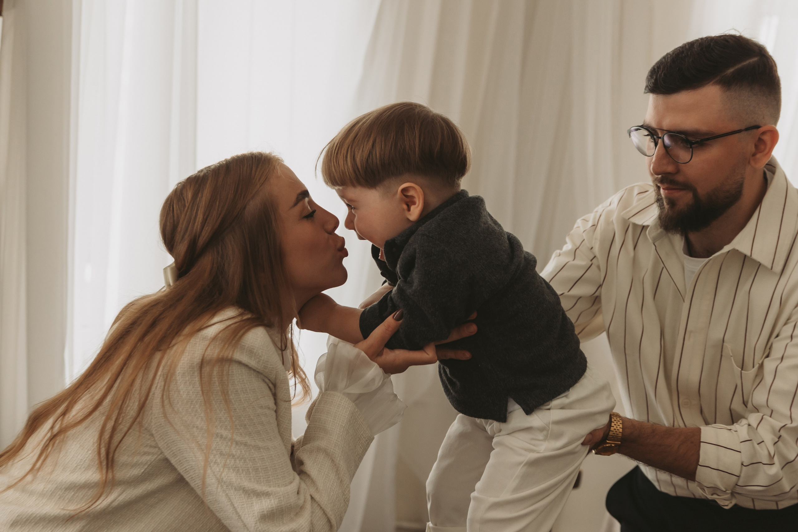 Дима, Настя и сын Савелий. Фотограф в Нижнем Новгороде Креава Ира