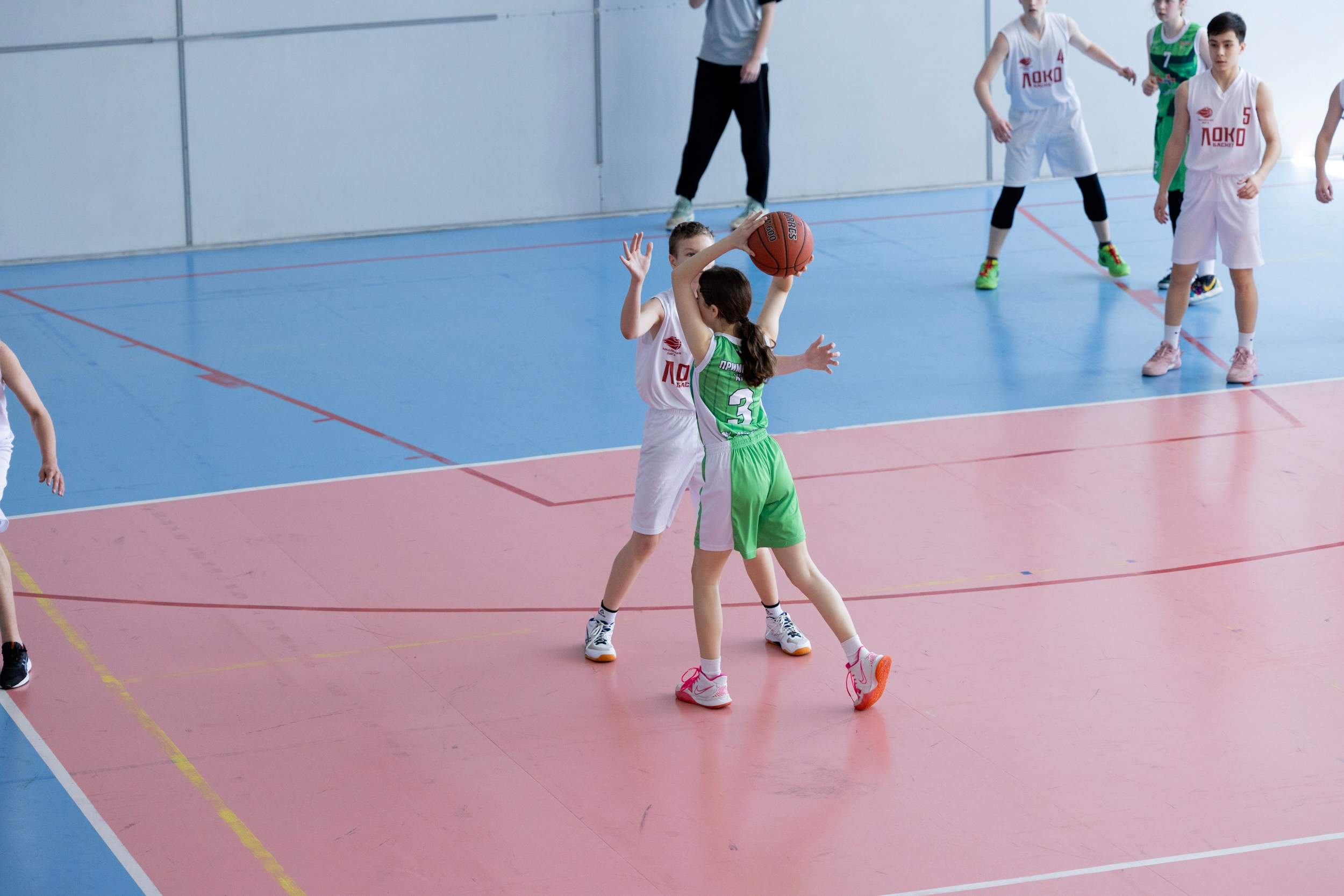 Соревнования по баскетболу среди школьников. Репортажный и портретный фотограф в Владивостоке
