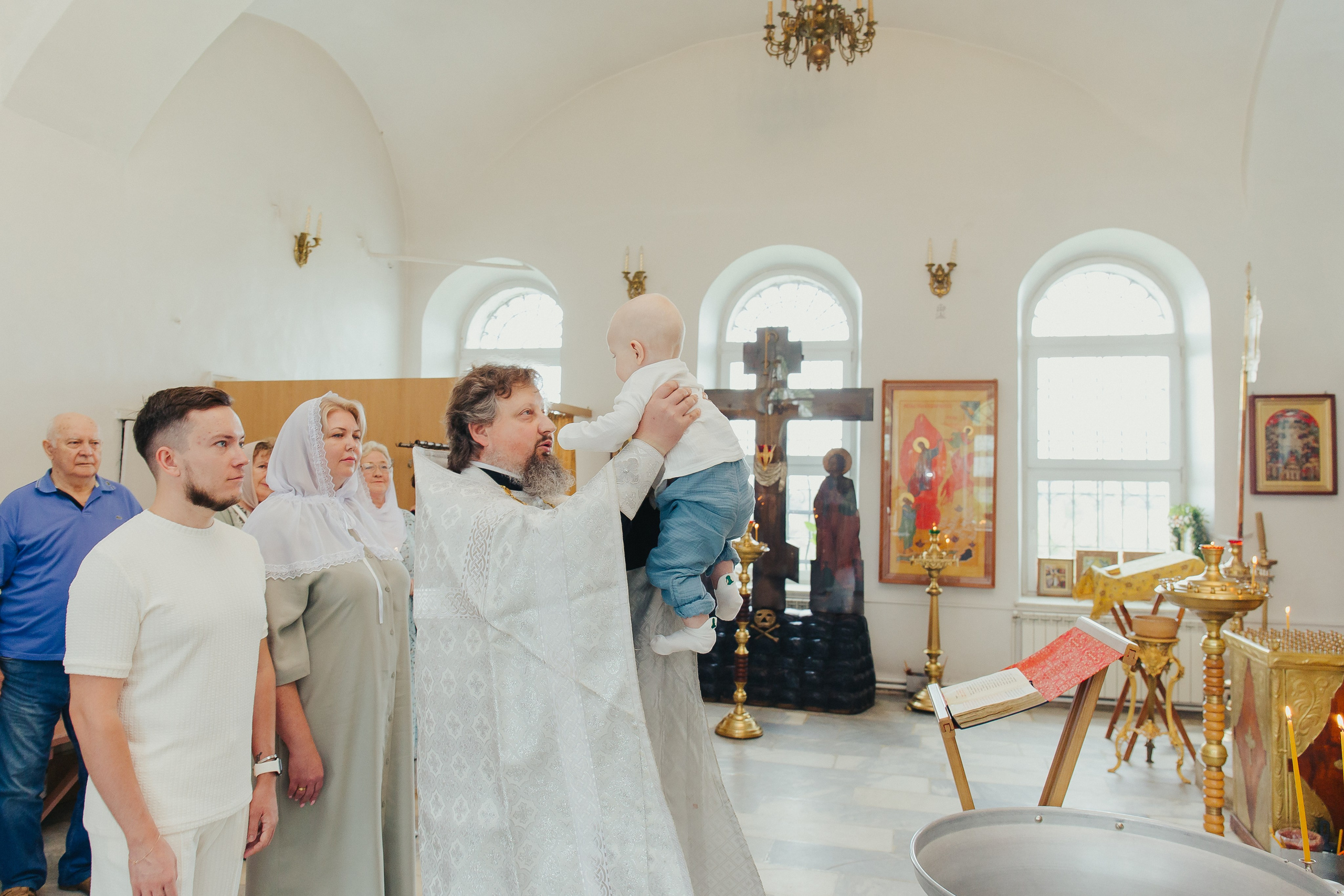 Фотосъемка Крещения в Сергиевом Посаде. Фотограф новорожденных и детский в Сергиевом Посаде Кругликова Юлия