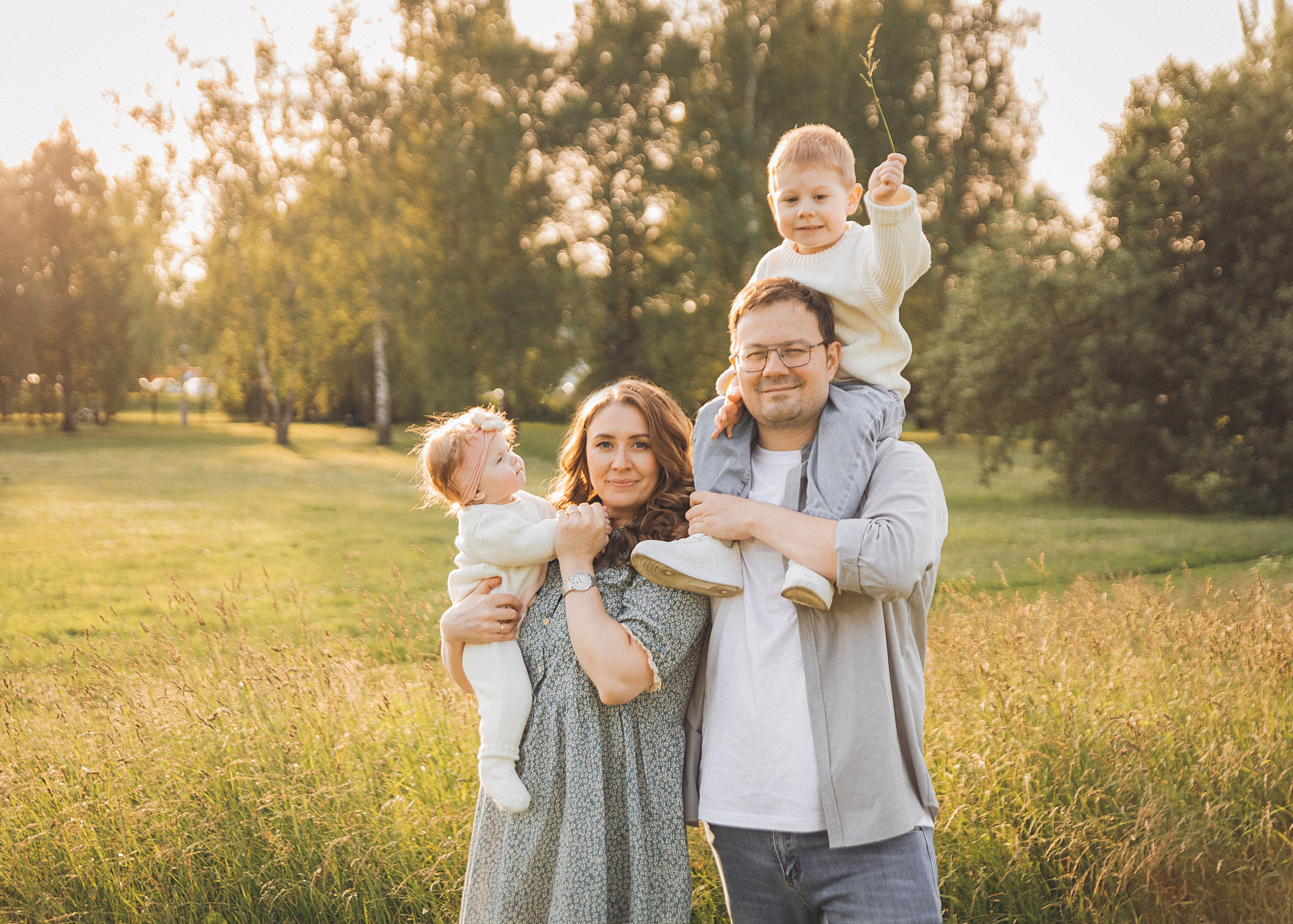 Ольга, Саша, Андрюша, Настюша. Семейный фотограф В Москве Александра Дейкун