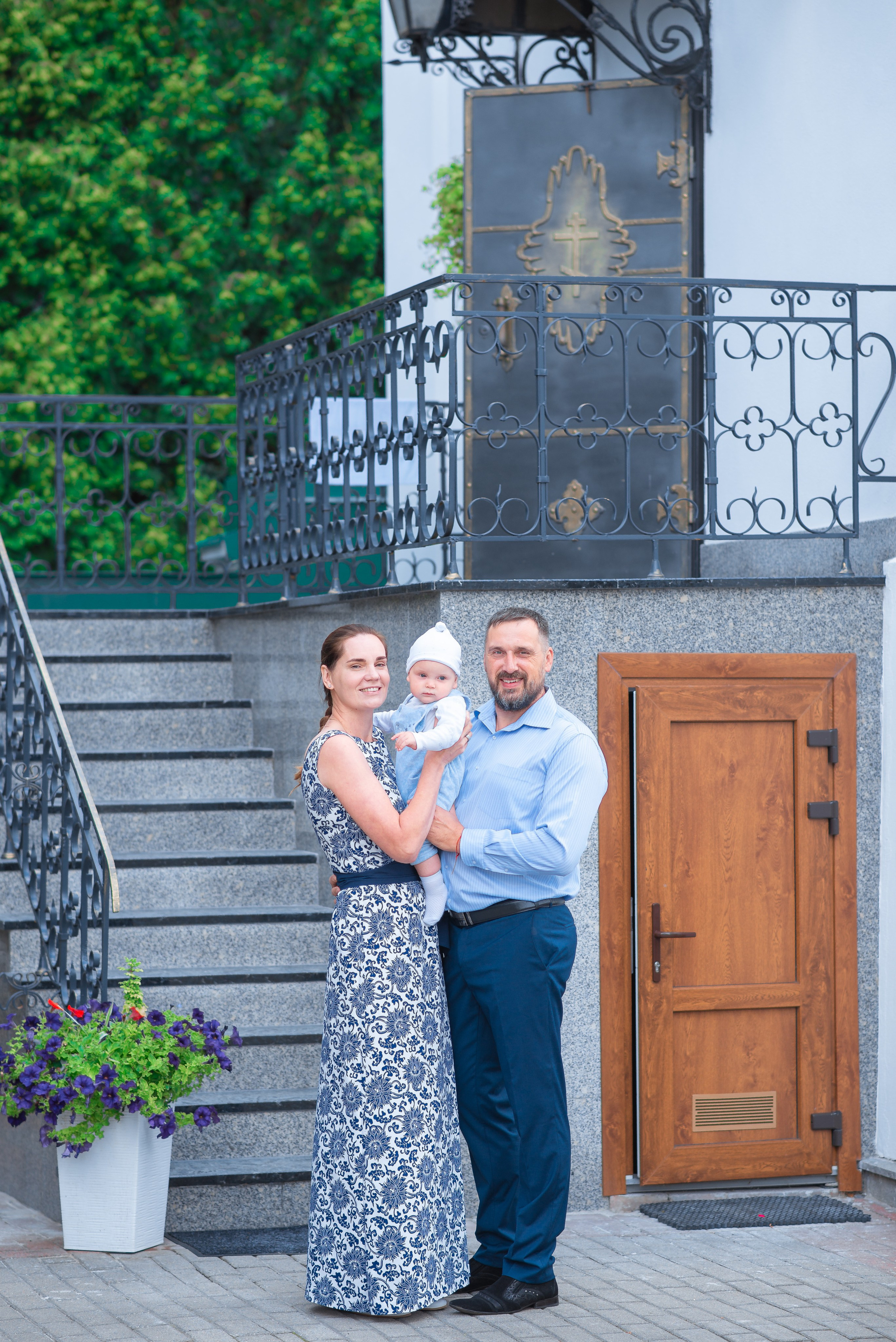 Крещение Марка в хр.Марии Магдалены. Семейный фотограф на выписку из роддома и крещение Минск Настя Гришук