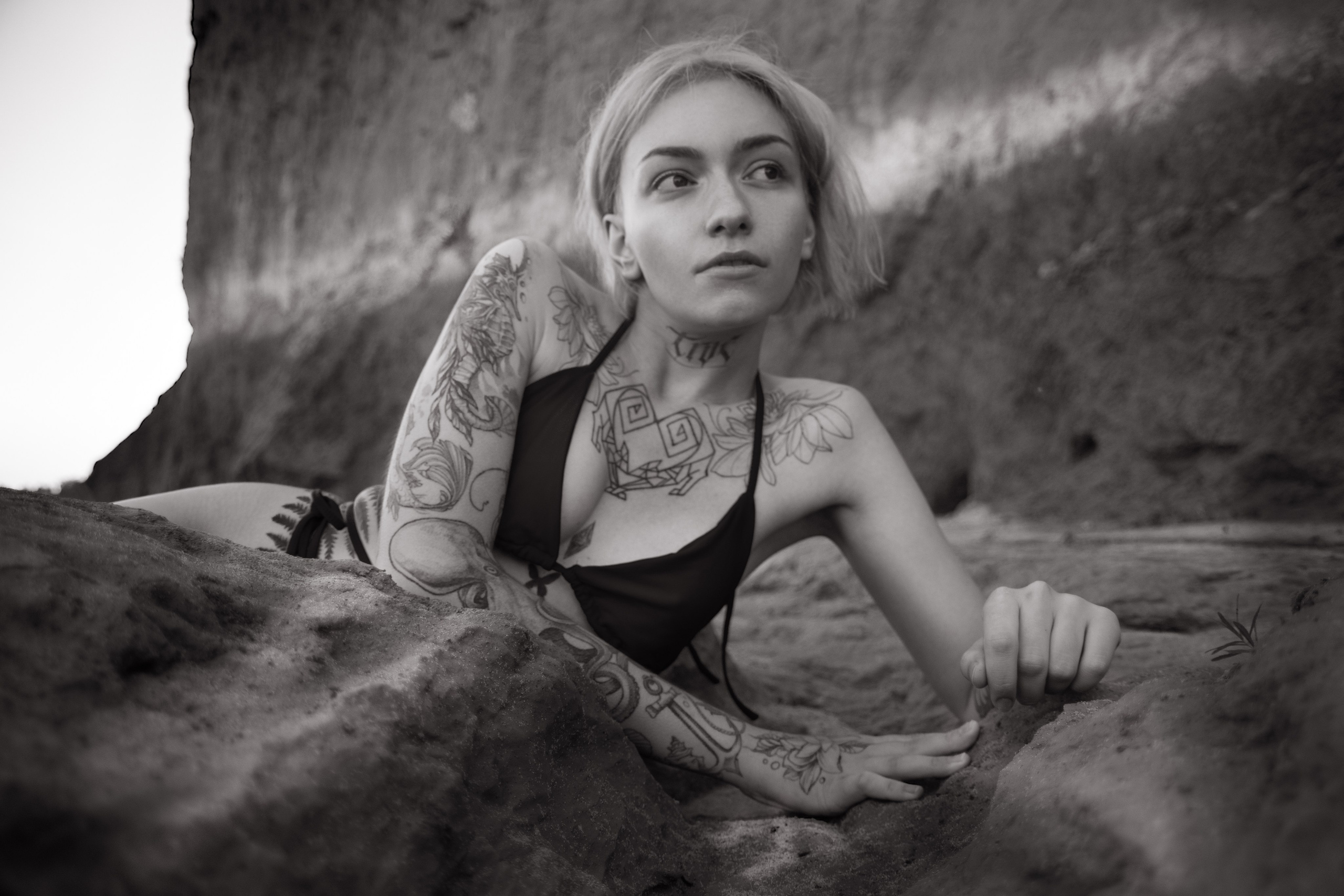 Кристина. Висла в ЧБ. Фотограф в Самаре Туваев от художественных портретов до маркетплейсов