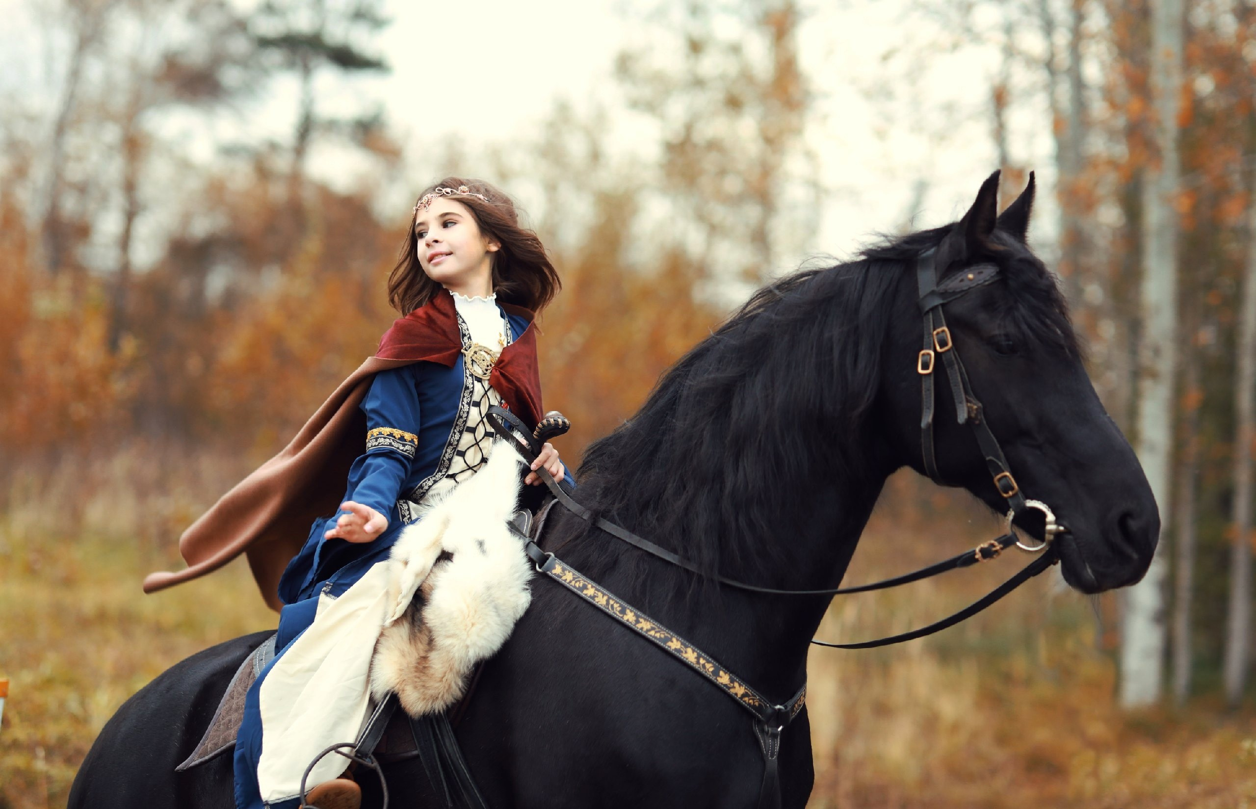Детская фотосессия от 3х до 12 лет. Фотосессия с лошадьми