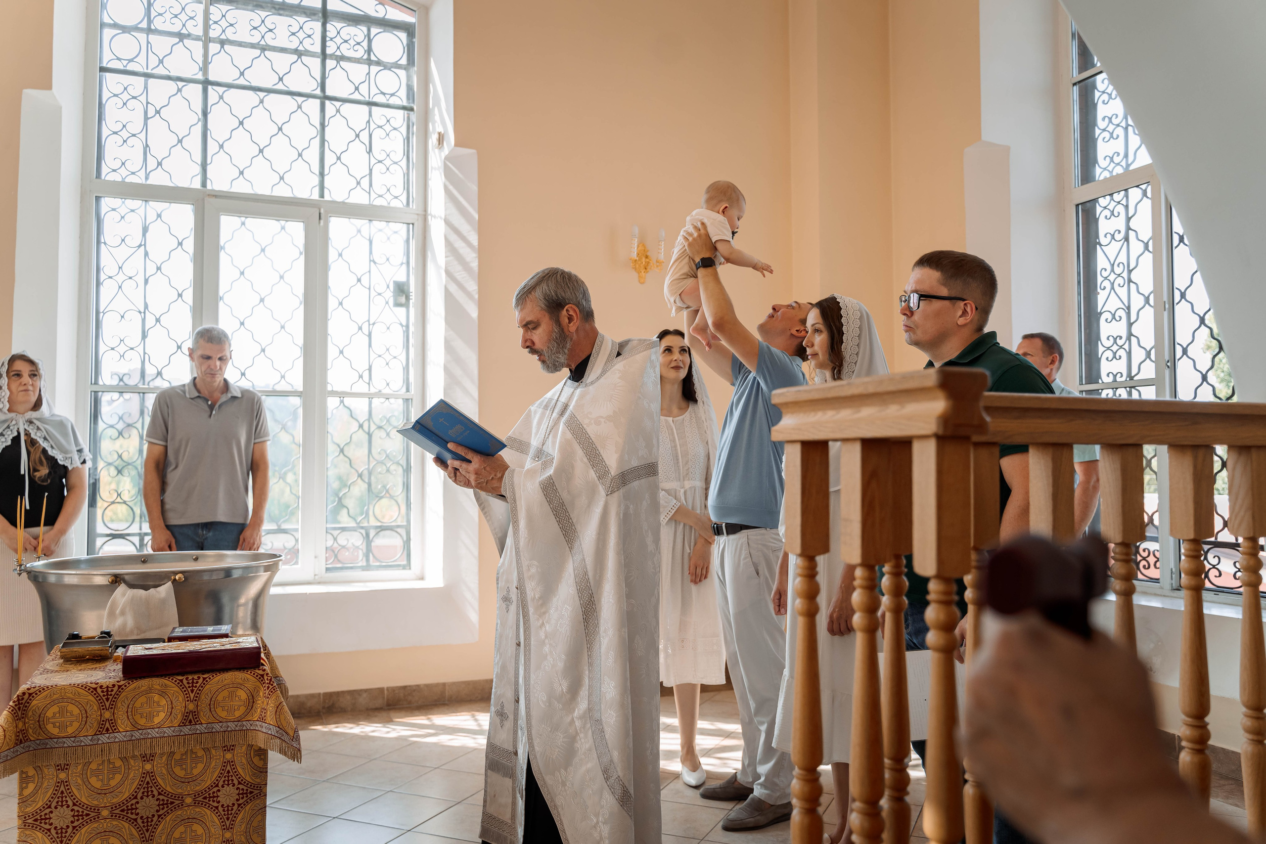 Крещение Савелия, Храм Покрова Пресвятой Богородицы. Семейный фотограф в Саратове