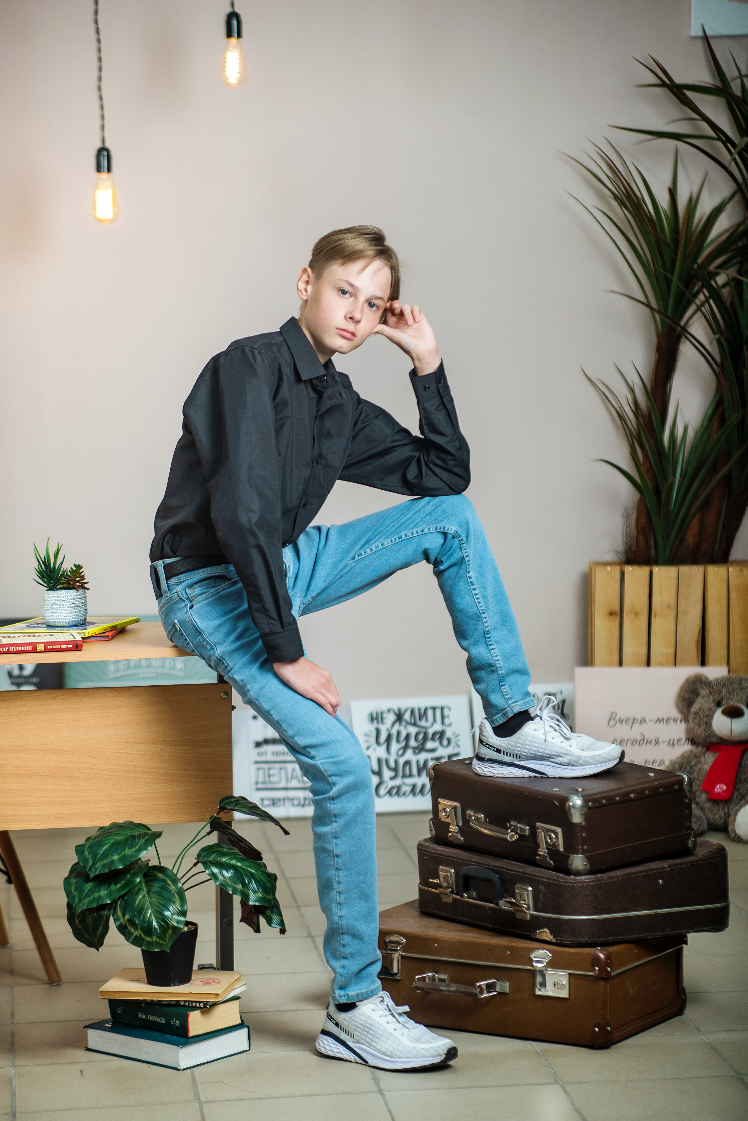 Съёмки в фотостудии. Выпускные альбомы. Южноуральск