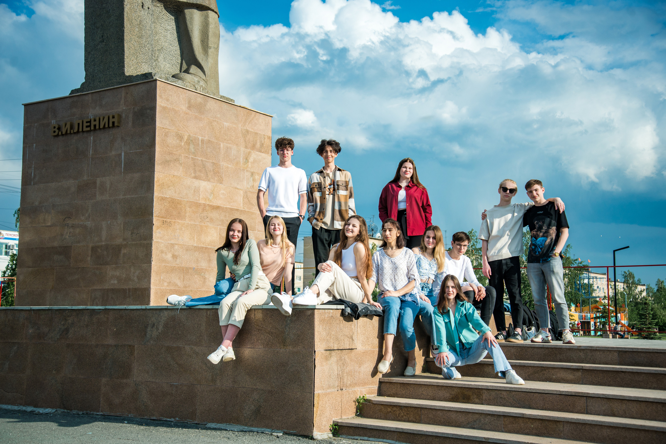 Съёмки на улице. Выпускные альбомы. Южноуральск