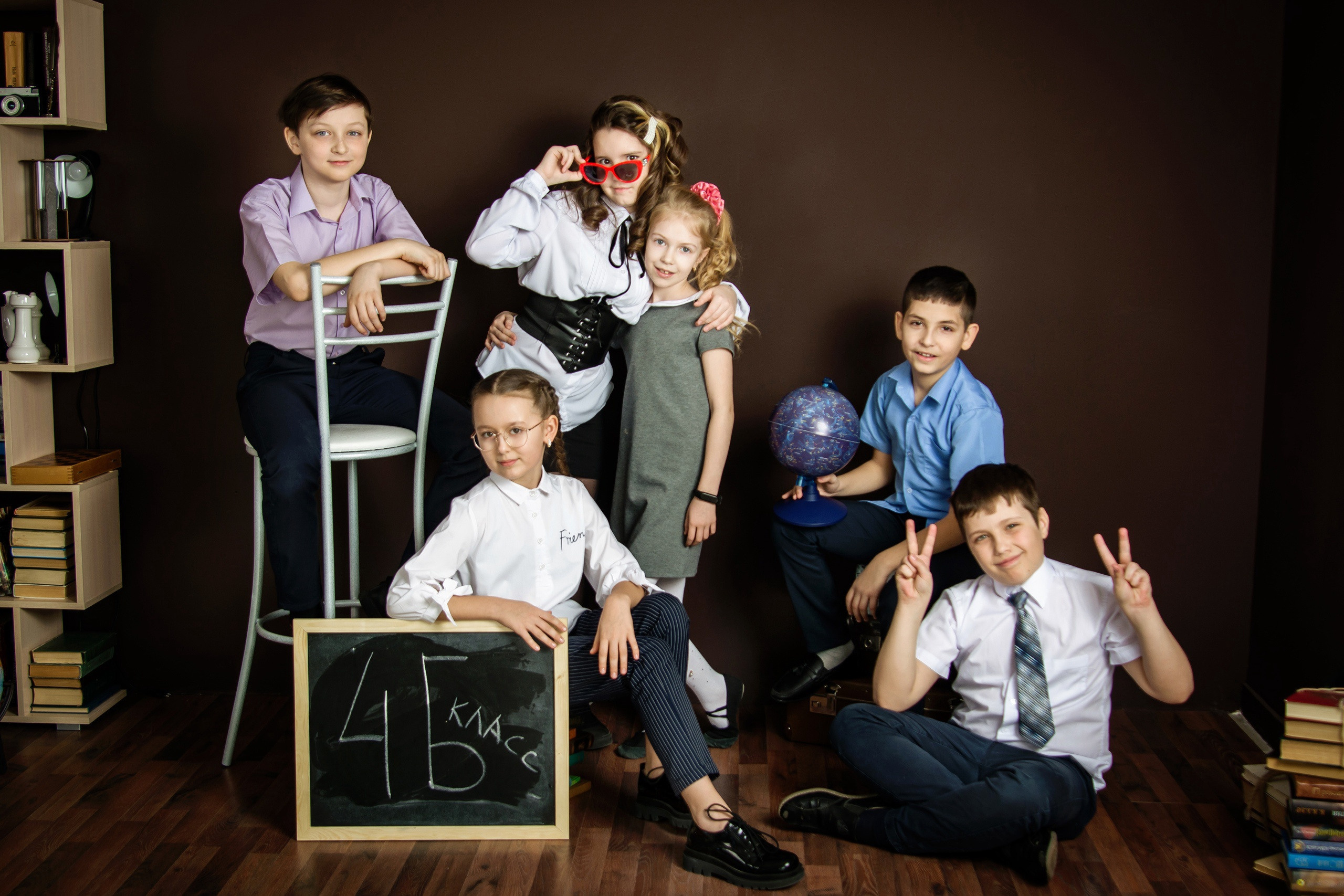 Съёмки в фотостудии. Выпускные альбомы. Южноуральск