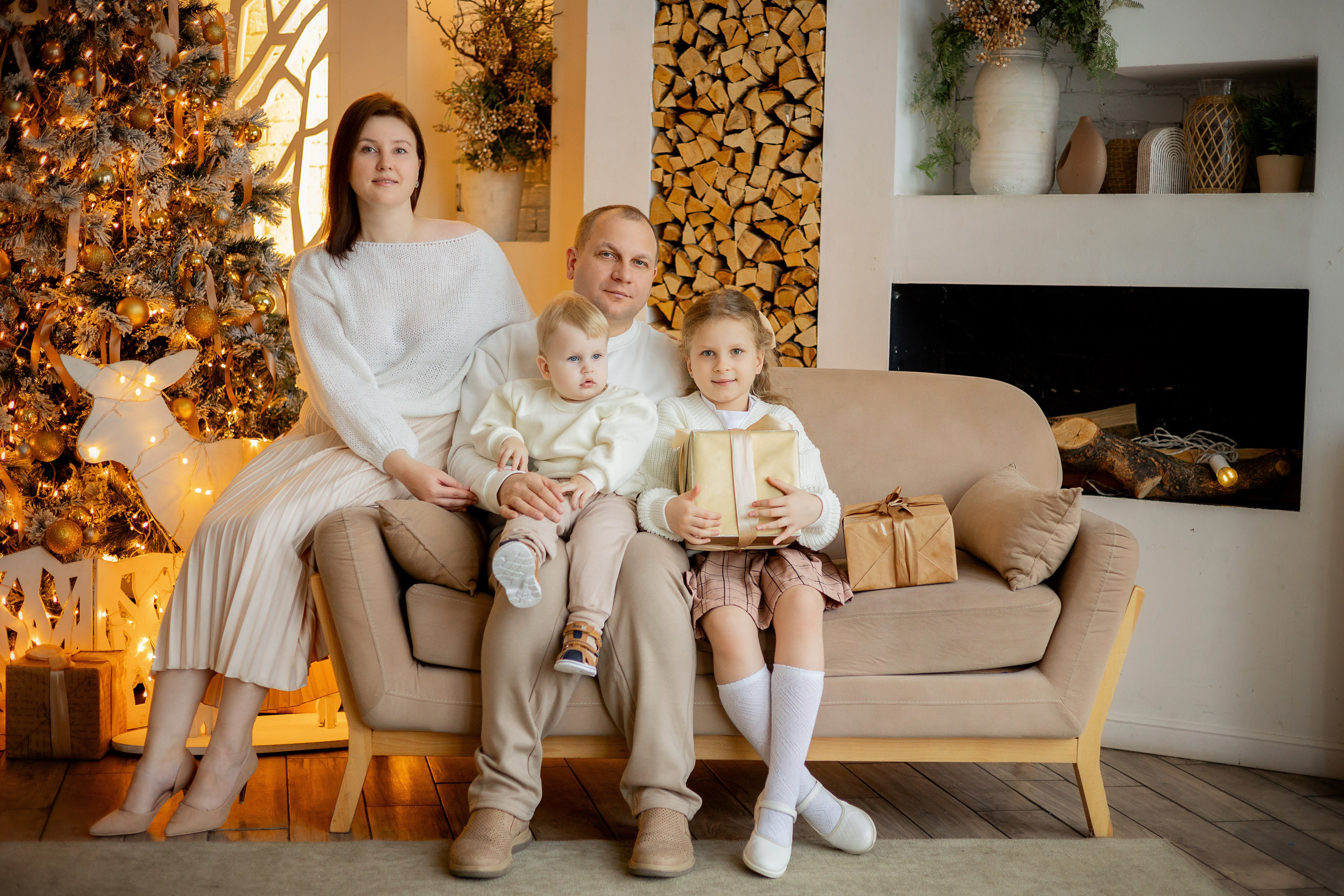 Семейная новогодняя история. Зал Норд. Фотограф Ульянкина Мария