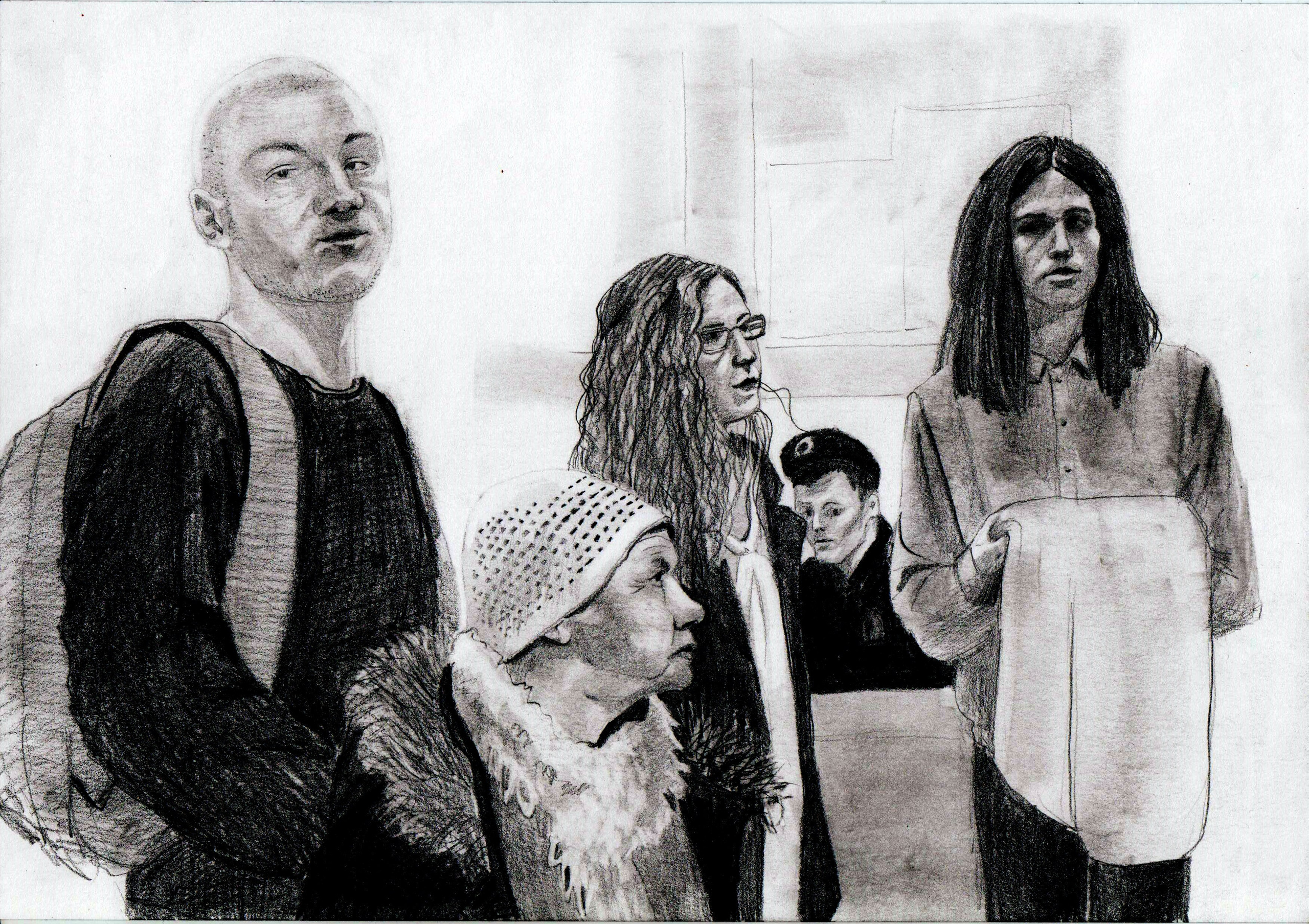 DRAWING THE COURT 2012 — 2014. Ilmira Bolotyan — Interdisciplinary Artist and Curator