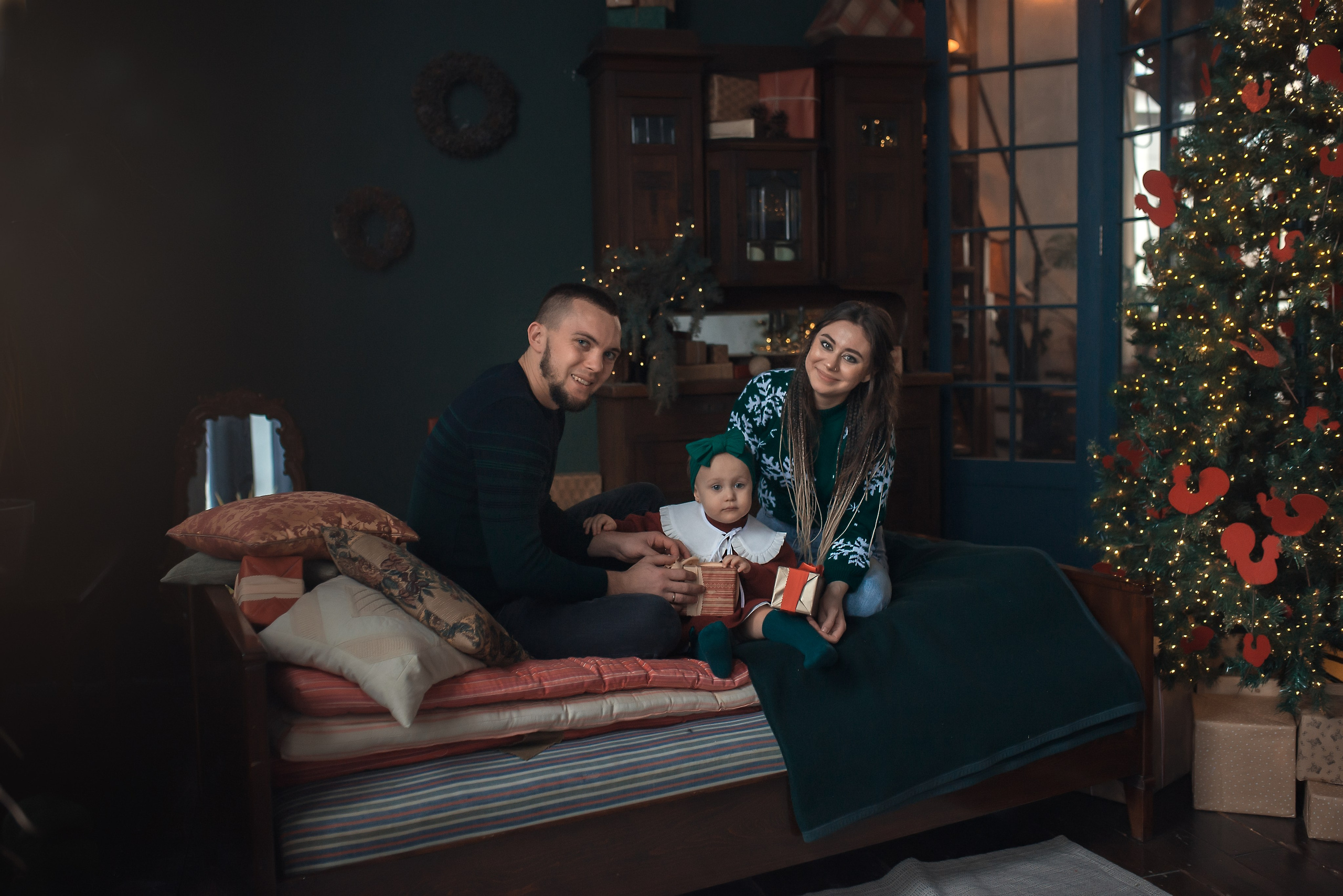 Новый год. Большая семья. Фотограф на крещение в Саратове Марина Грушина