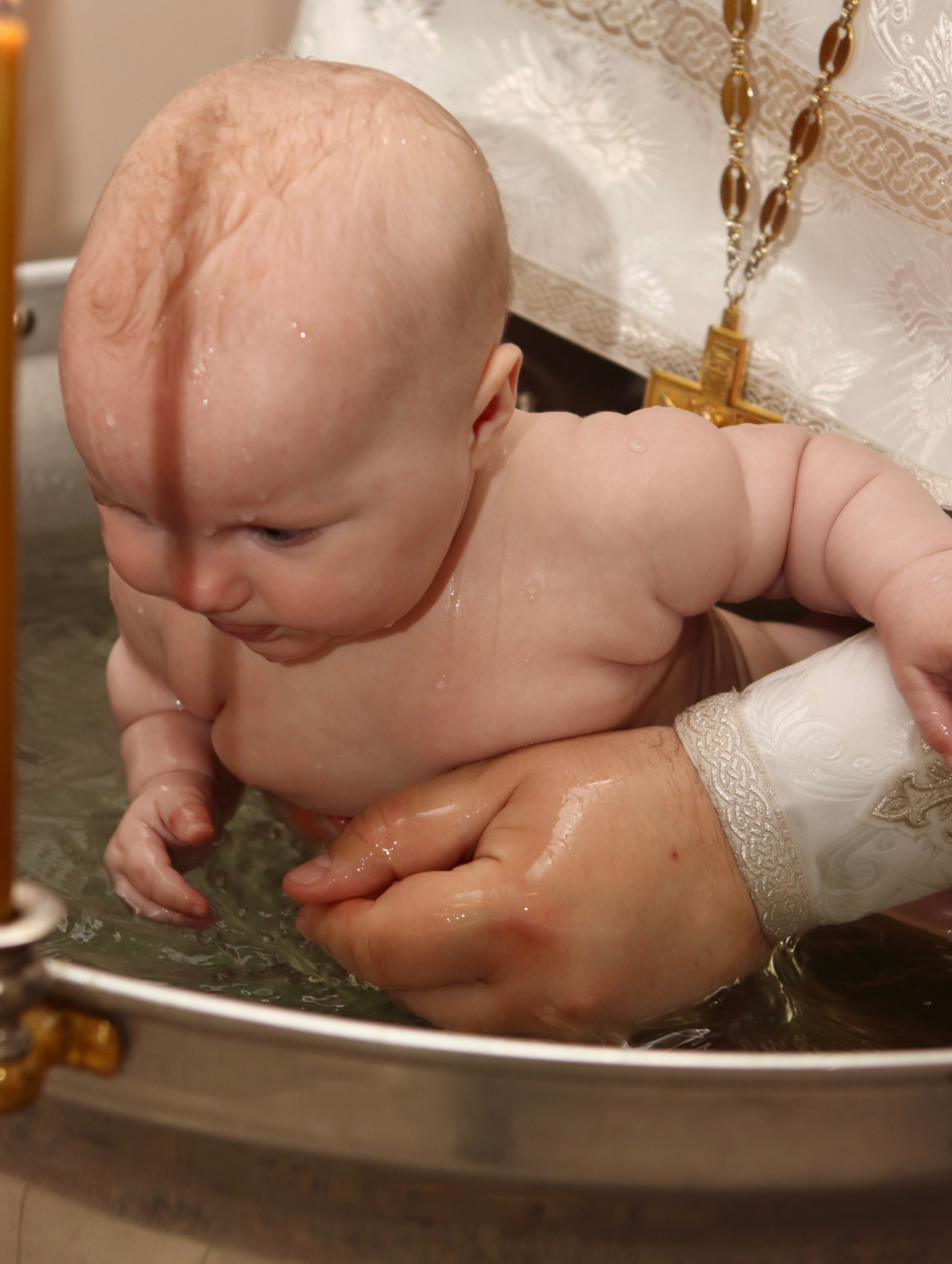 Анастасия и Вадим — крещение Виктории. Фотограф в Курске Смирнов Евгений