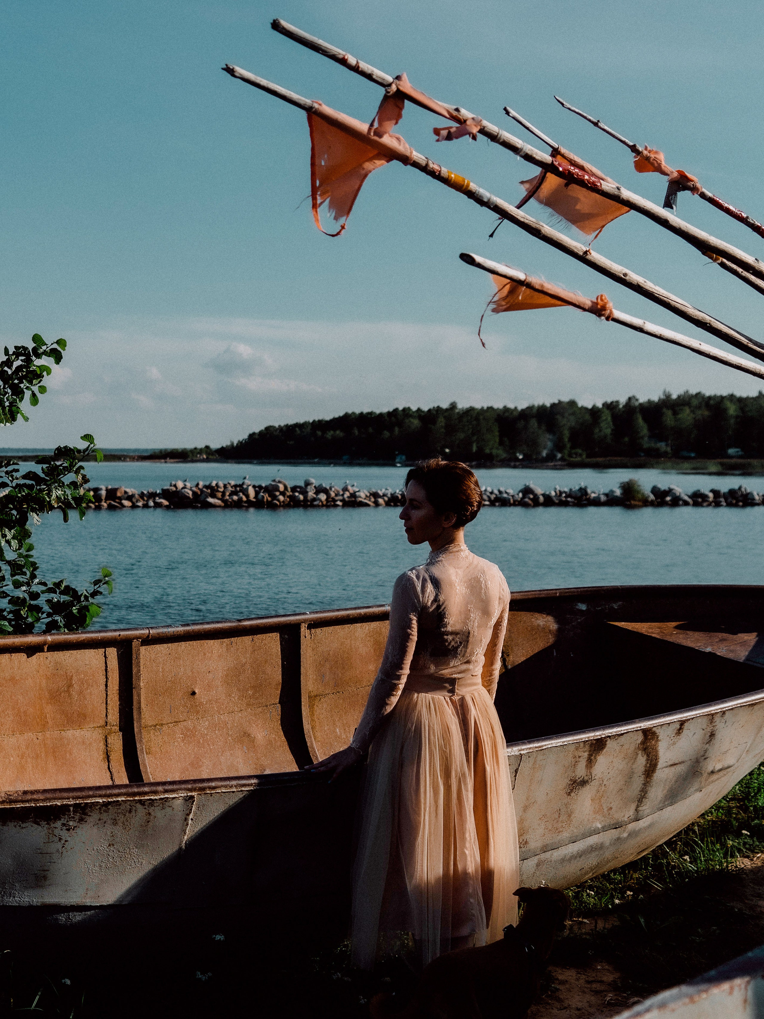 Портретная фотосессия на Ладожском озере. Светлана Гопанюк. Портретный фотограф. Санкт-Петербург. СПб