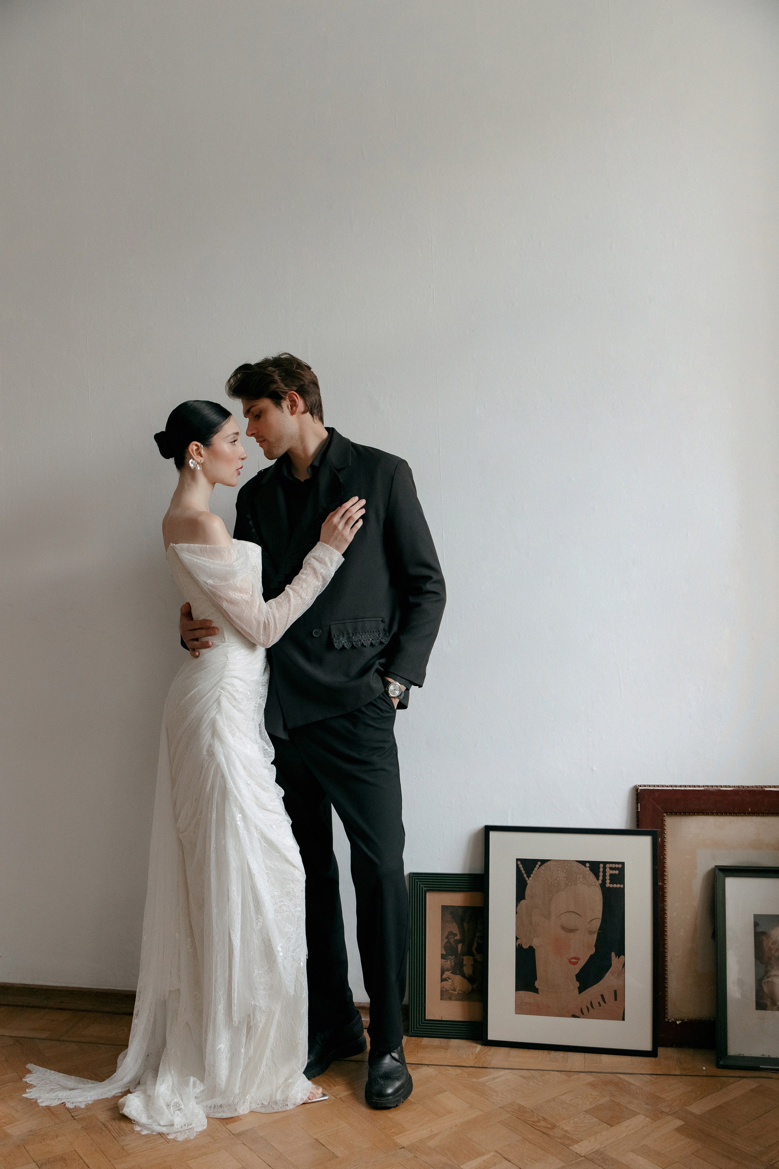 Винтажная история Полины и Дмитрия. Свадебный фотограф Москва