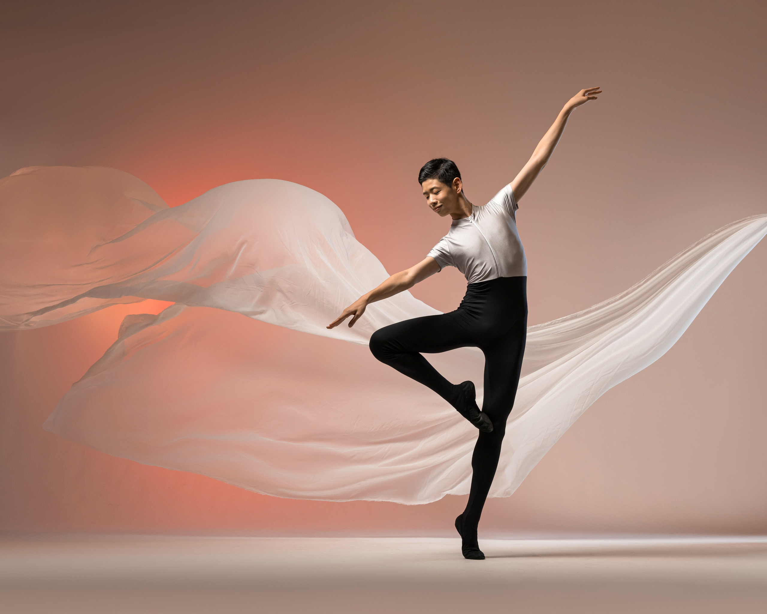 Балетная съёмка на белой циклораме и фонах. Балетный фотограф Алина Ханько — Душа Балета