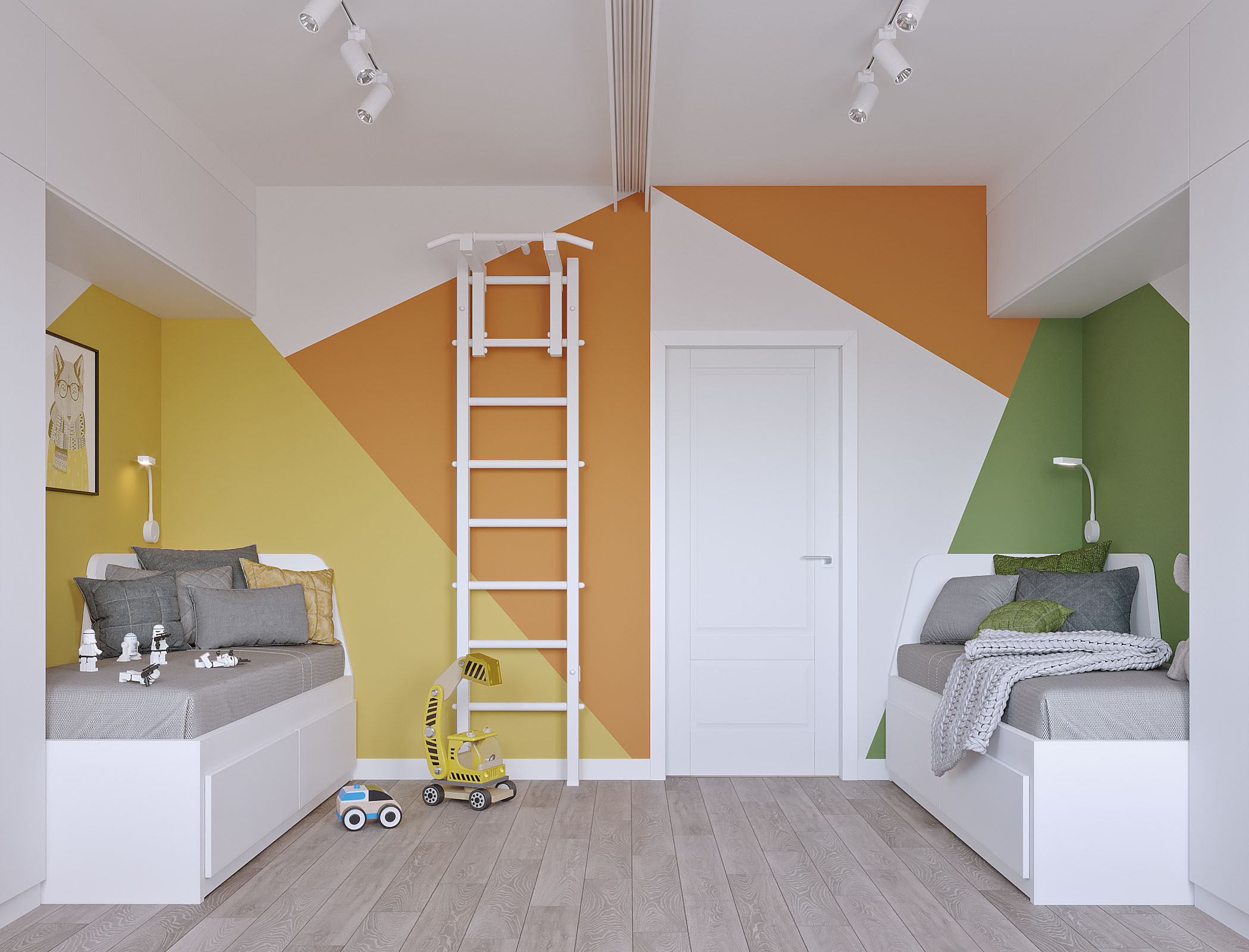 Колпинская (84кв.м). Дизайн интерьера в Санкт-Петурберге и Москве. Ксения Паршикова